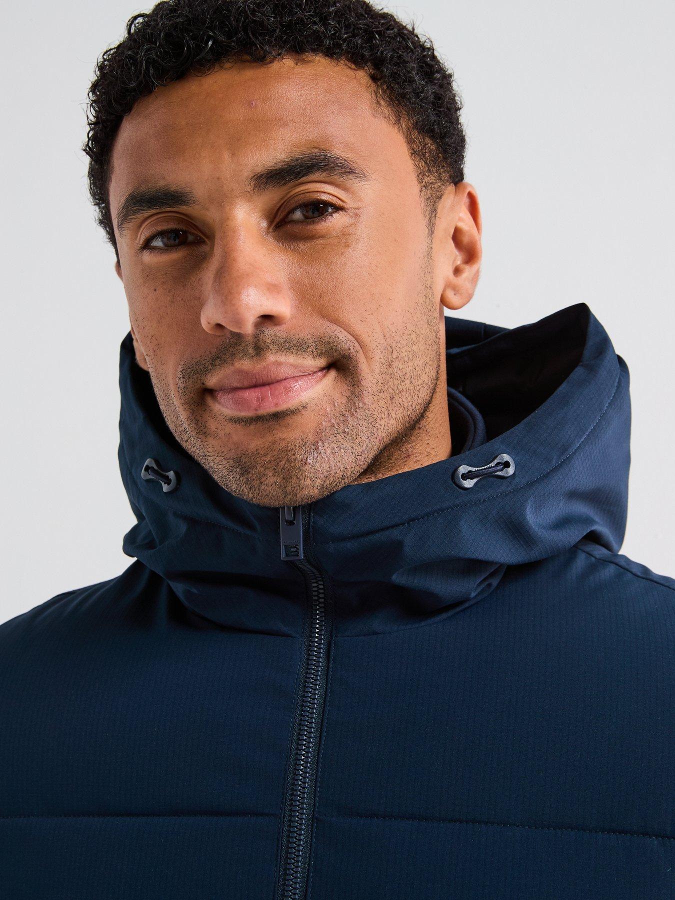 Image 4 of 6 of Jack & Jones Mid Length Padded - Navy