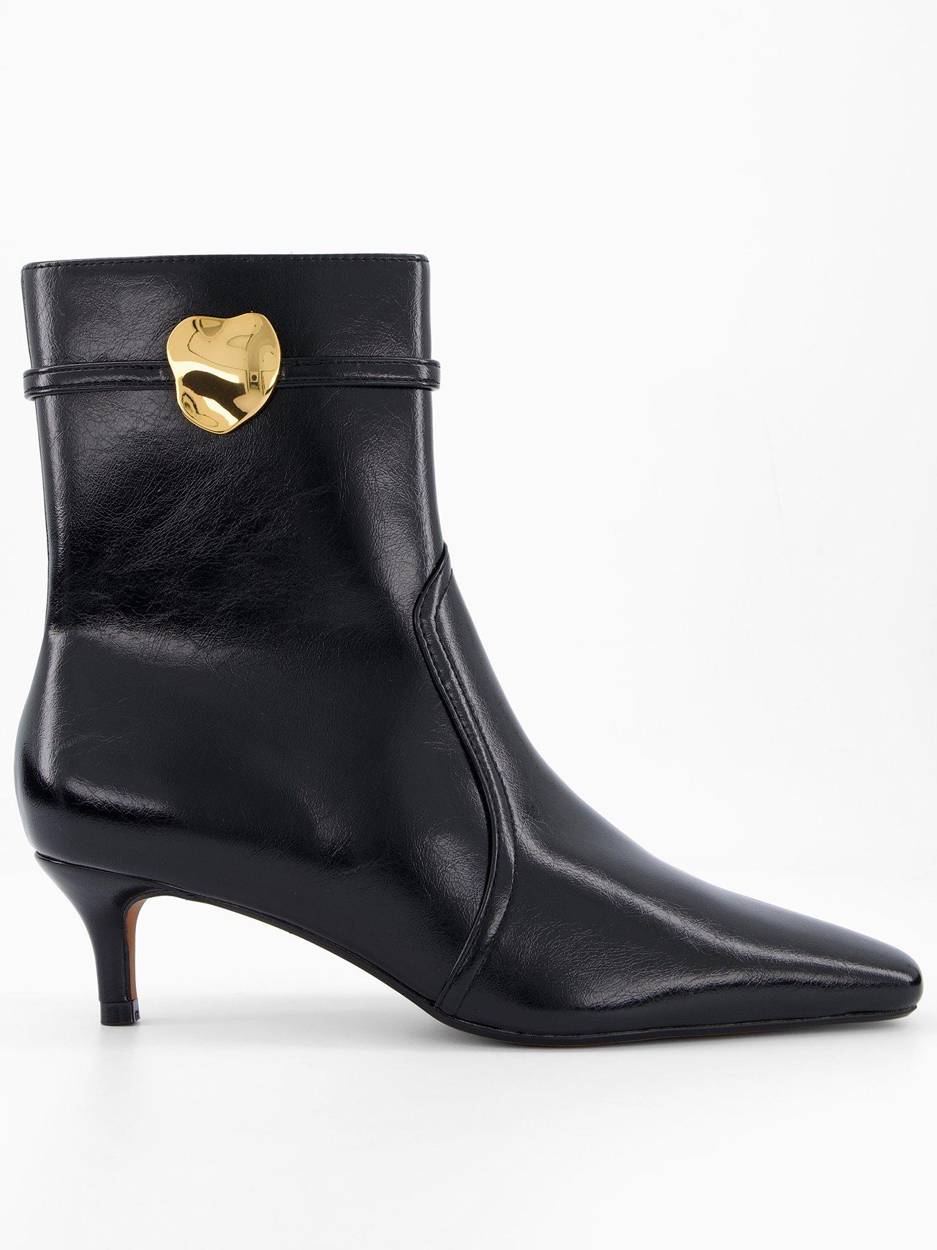 undefined Micro Heel Ankle Boot