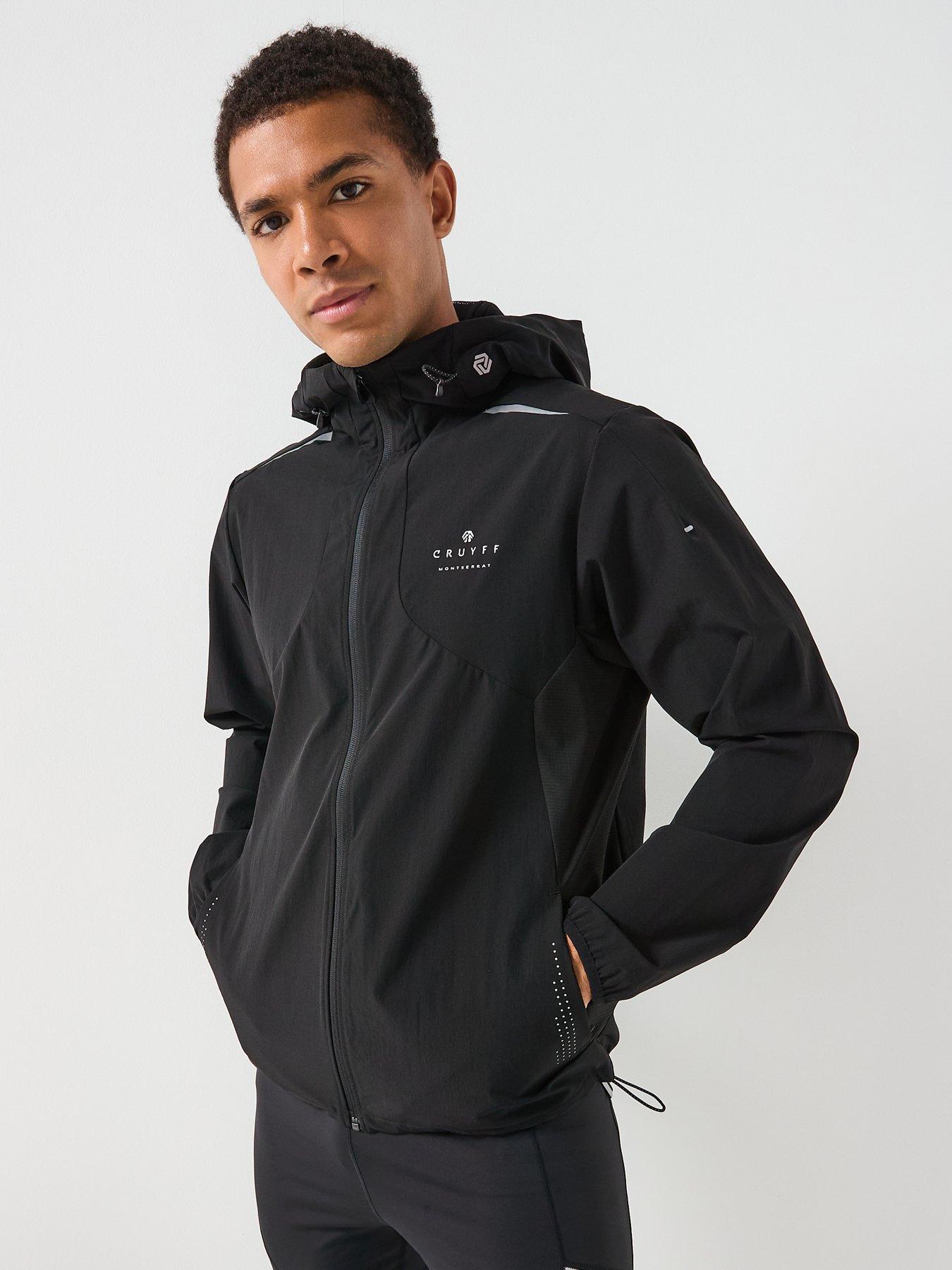 Image 3 of 6 of CRUYFF Essential Peak Jacket&nbsp;- Black