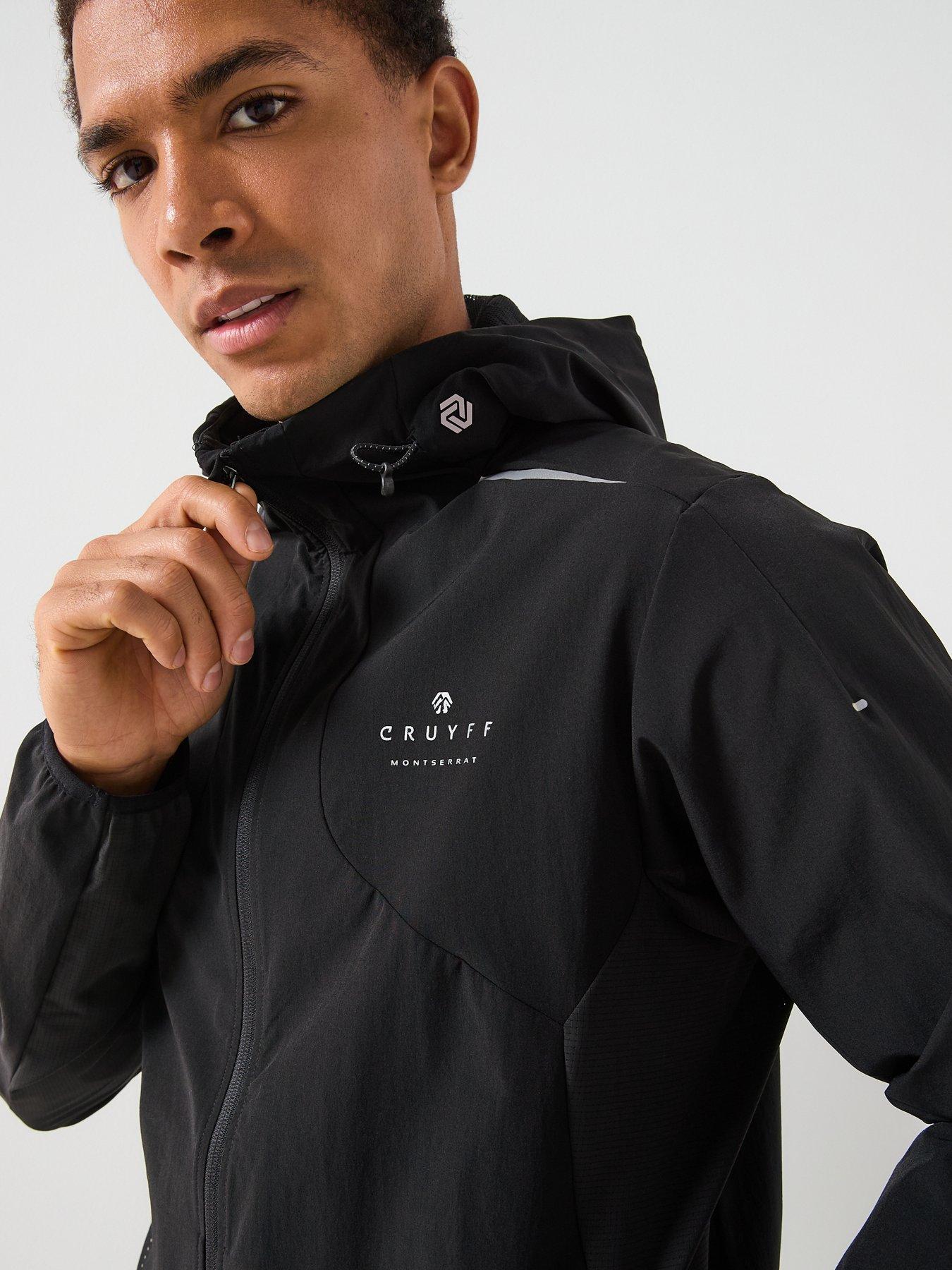  image of cruyff-essential-peak-jacketnbsp--black