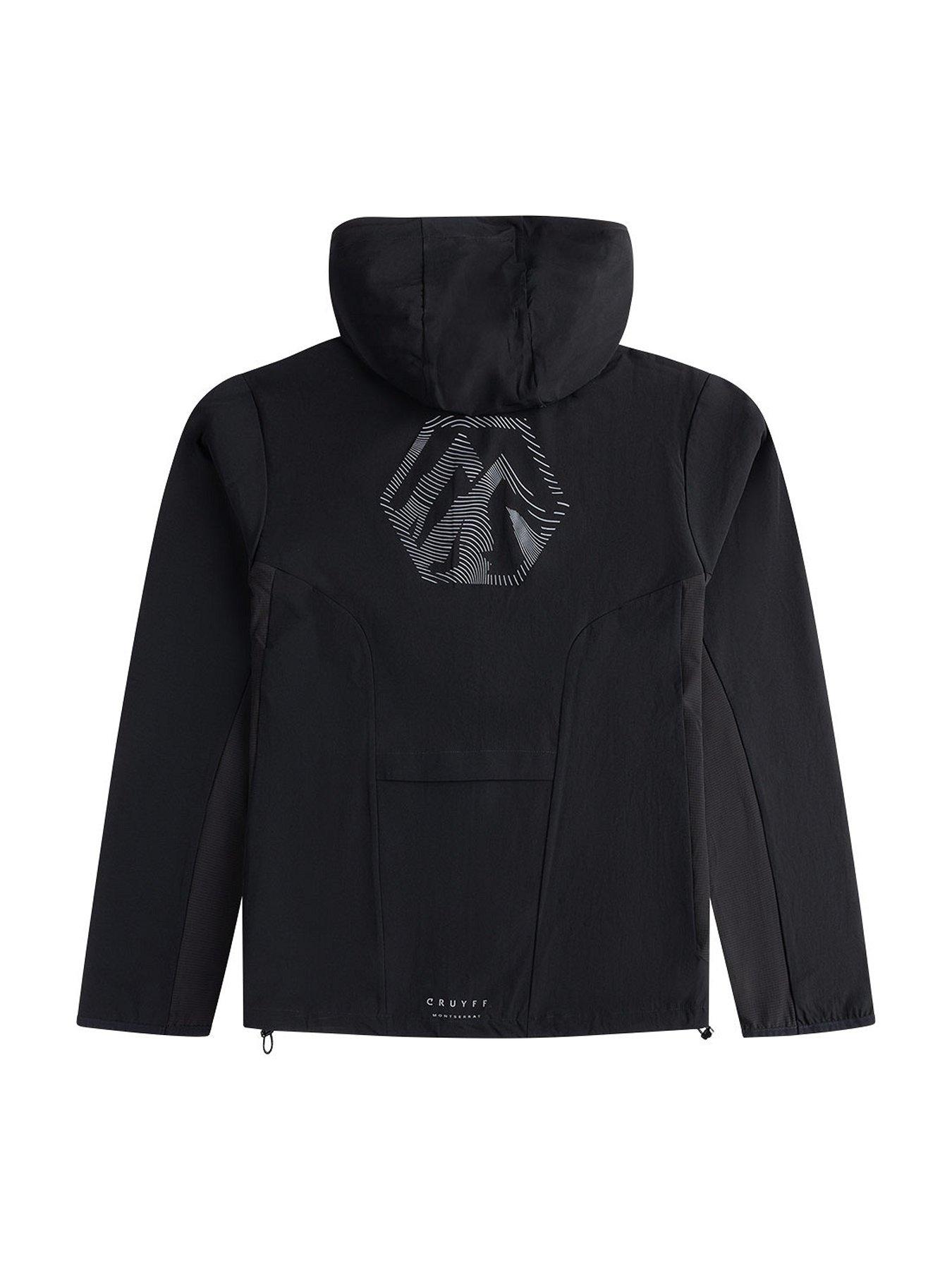 Image 2 of 2 of CRUYFF Essenstial Peak Jacket-black