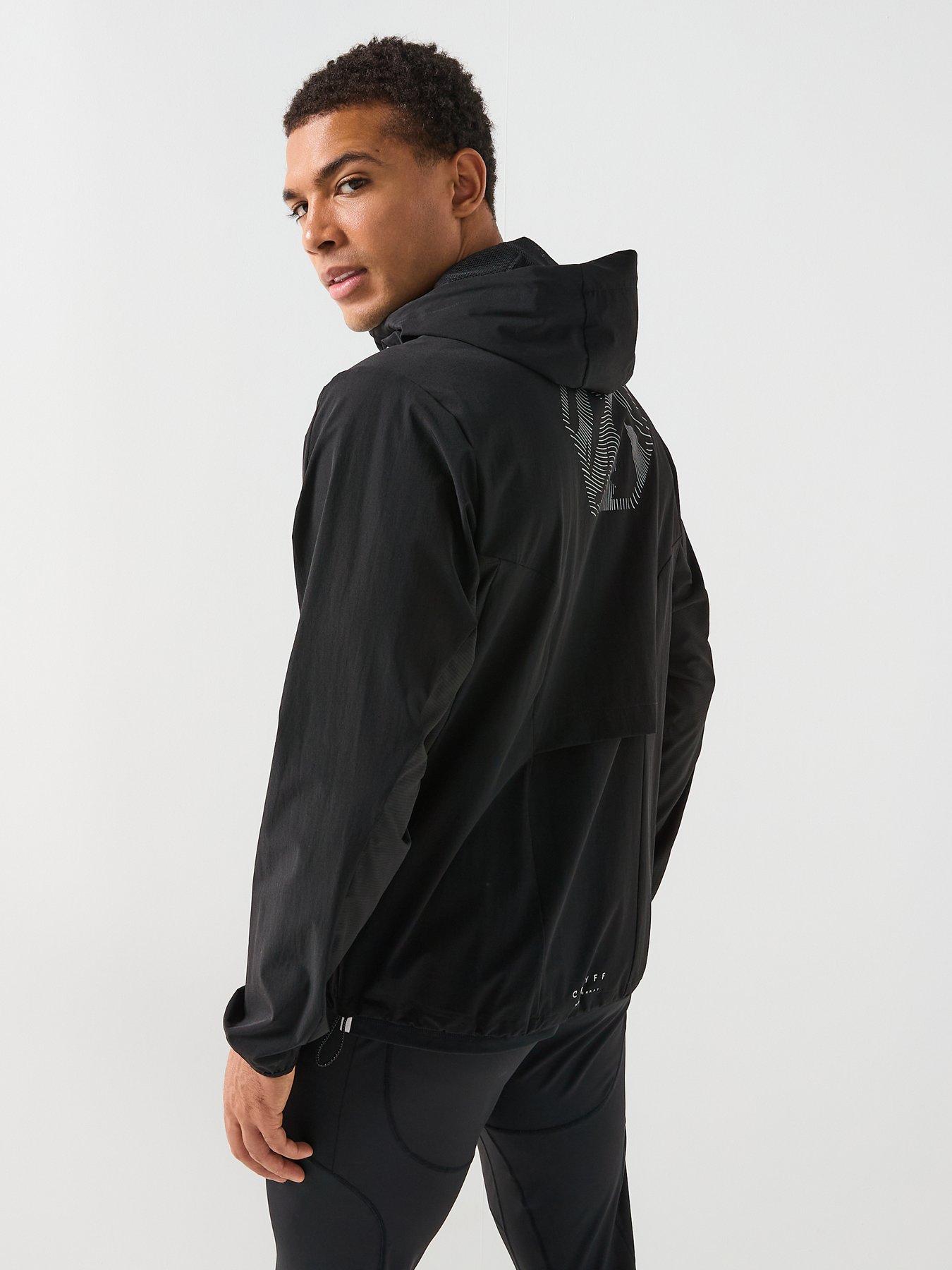 Image 5 of 6 of CRUYFF Essential Peak Jacket&nbsp;- Black