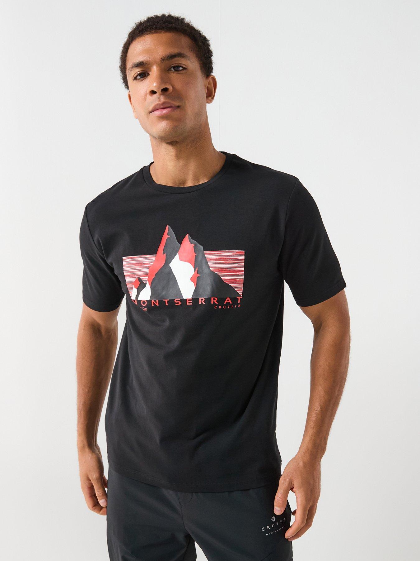 Image 1 of 6 of CRUYFF Salita T-Shirt- Black