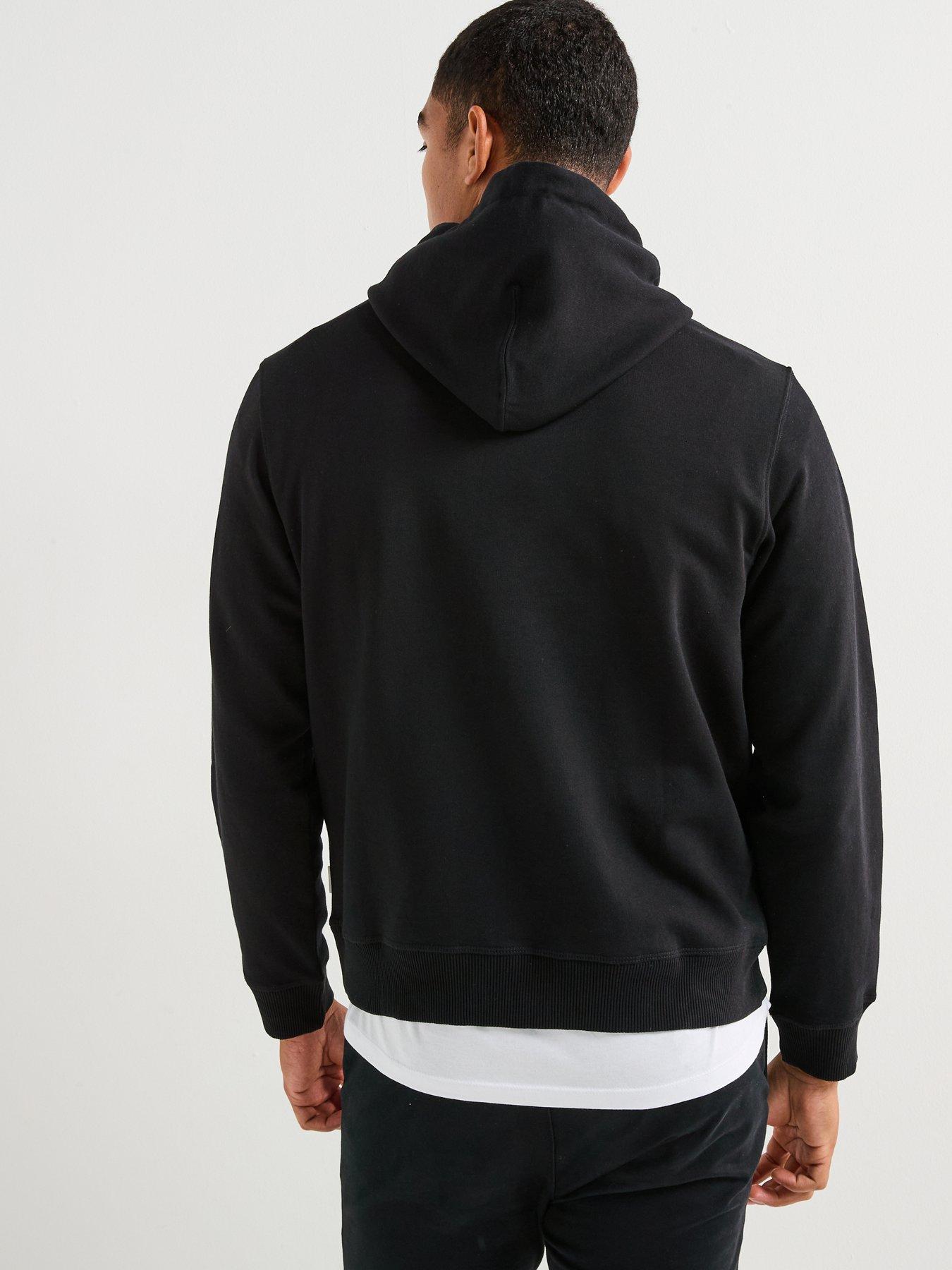 Image 2 of 5 of Jack & Jones Norrebro Embroidered Hoodie - Black