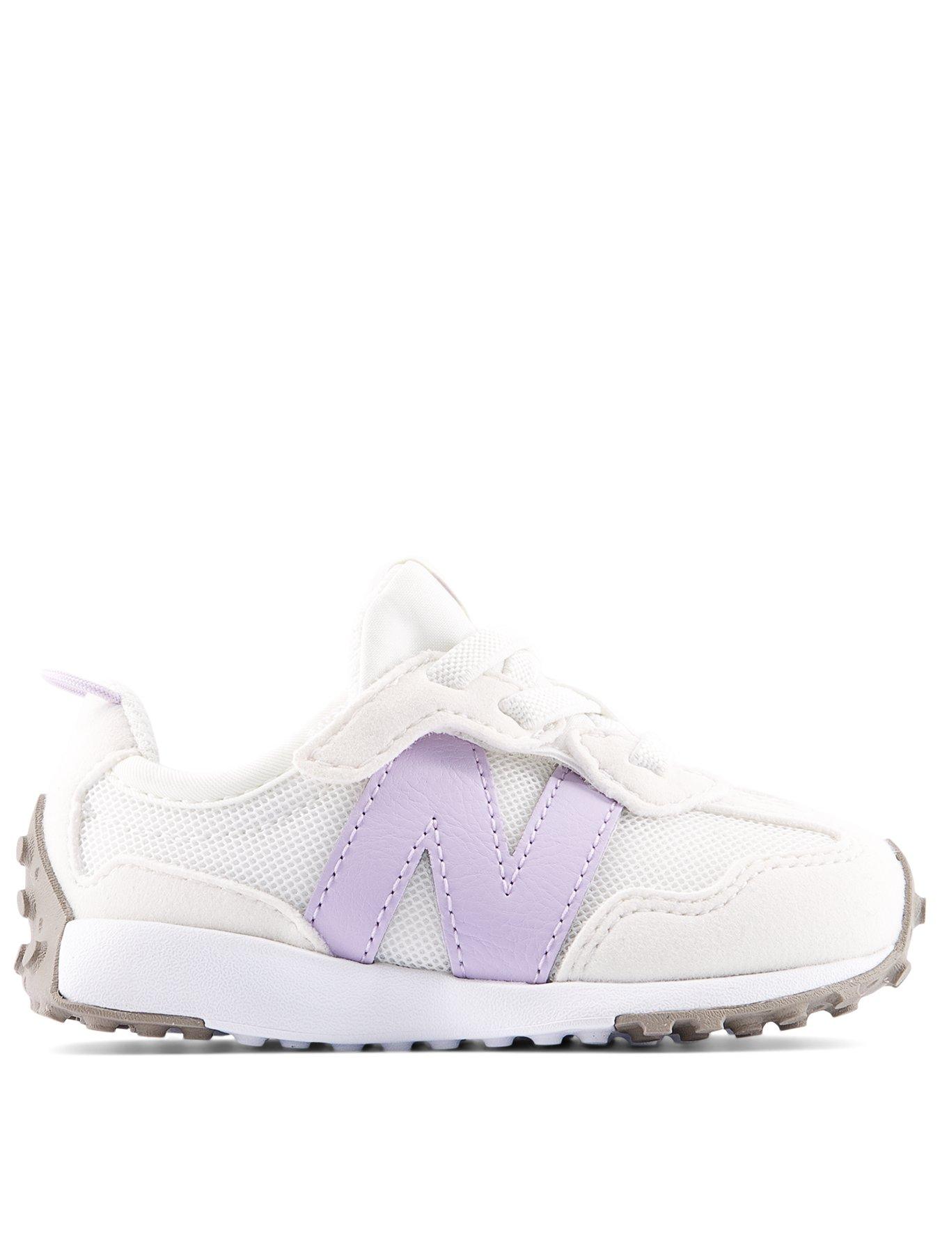 undefined Toddler 327 Trainers - White/purple