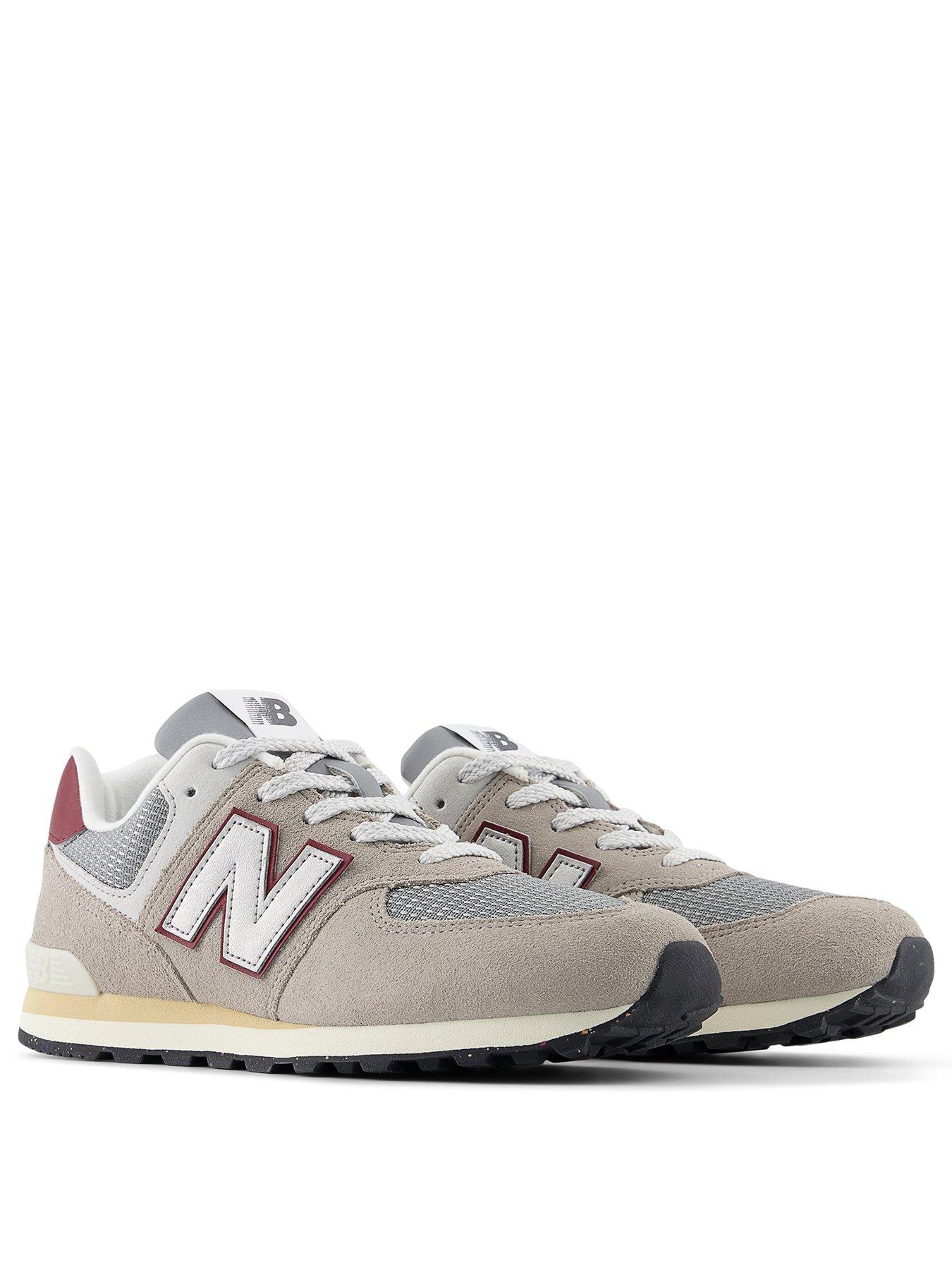 stillFront image of new-balance-junior-574-trainers-grey
