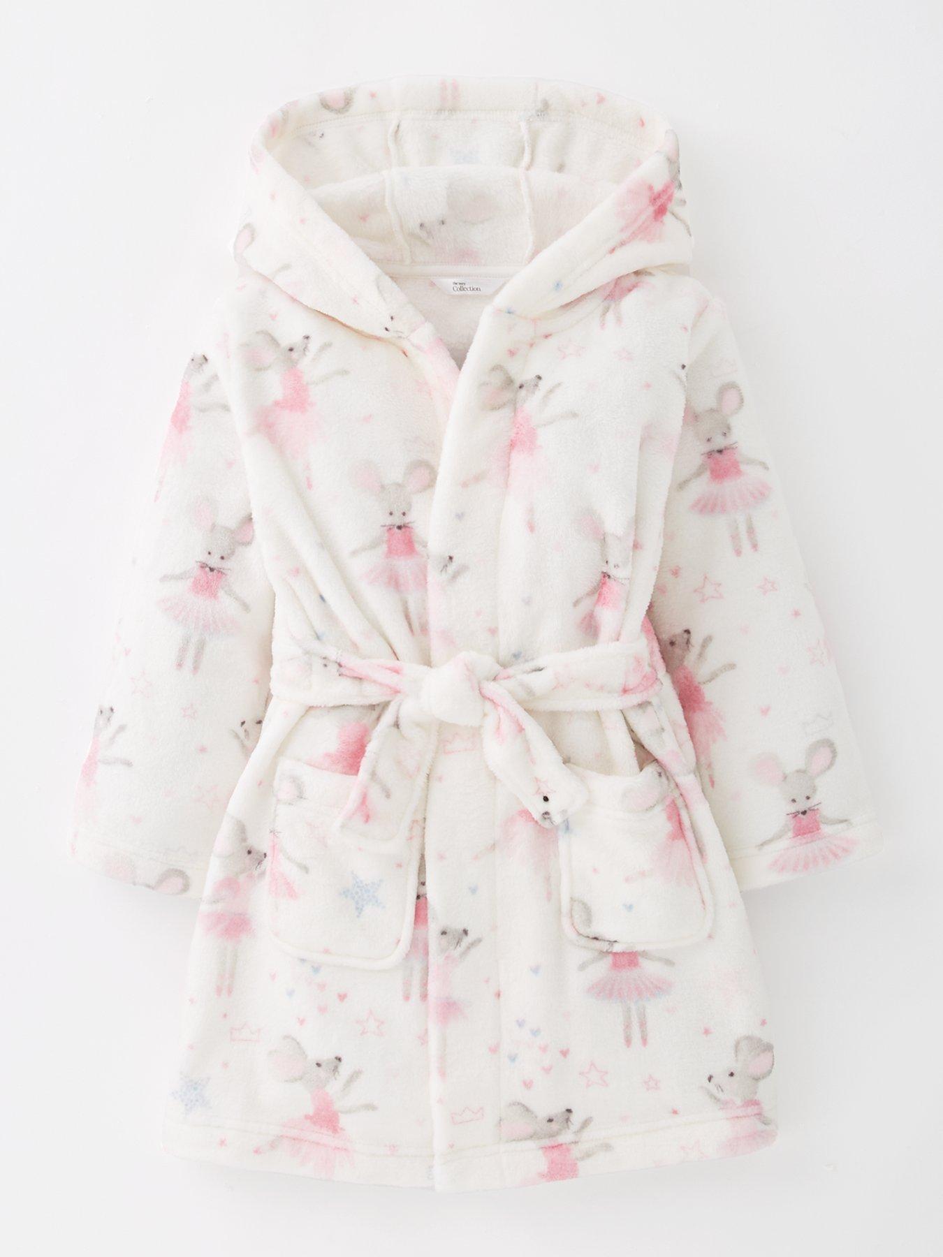 Image 1 of 4 of The Very Collection Girls Fairy Mouse Dressing Gown - Print