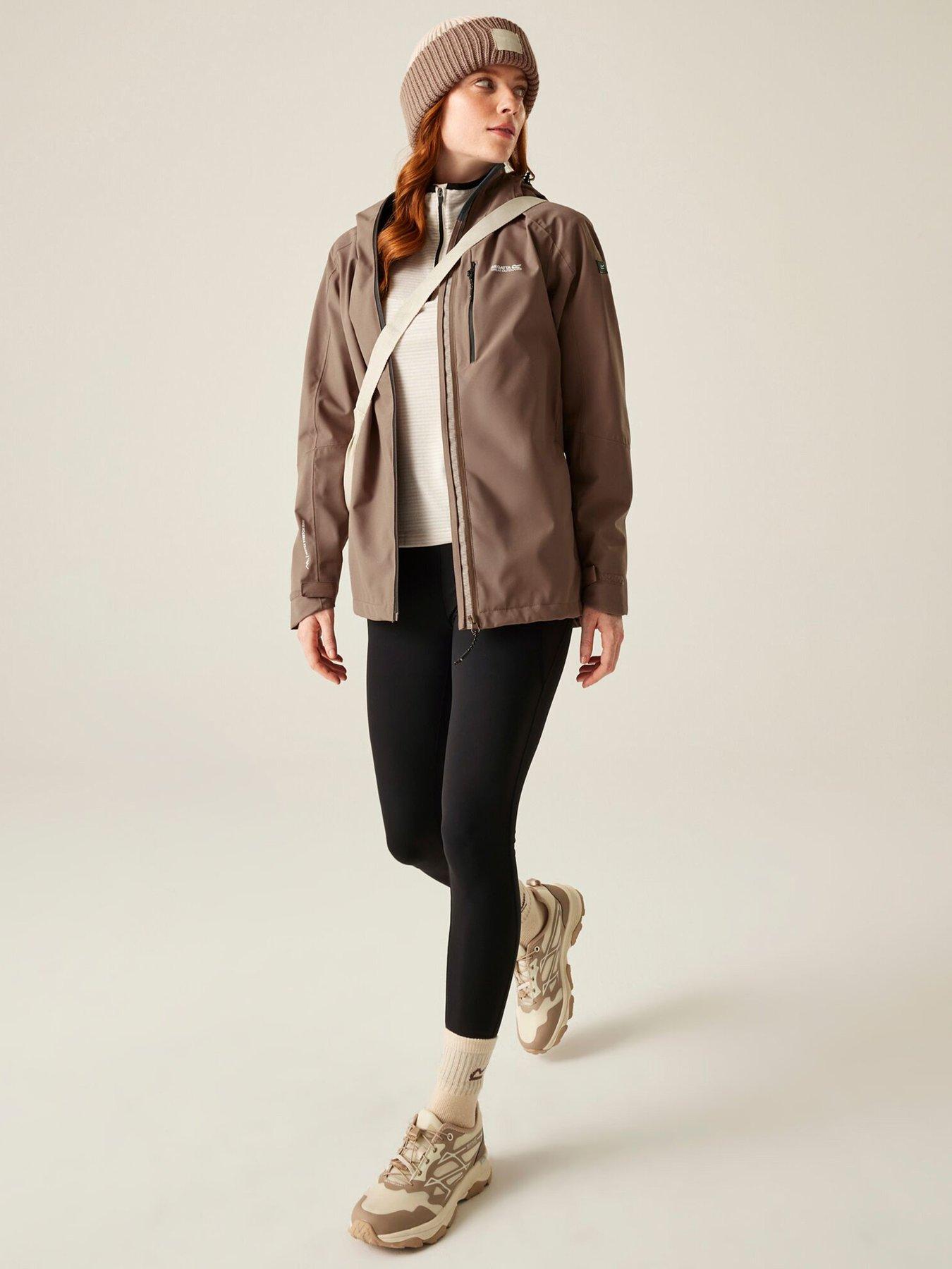 Image 3 of 6 of Regatta Womens Birchdale Ii Waterproof Shell Jacket - Brown