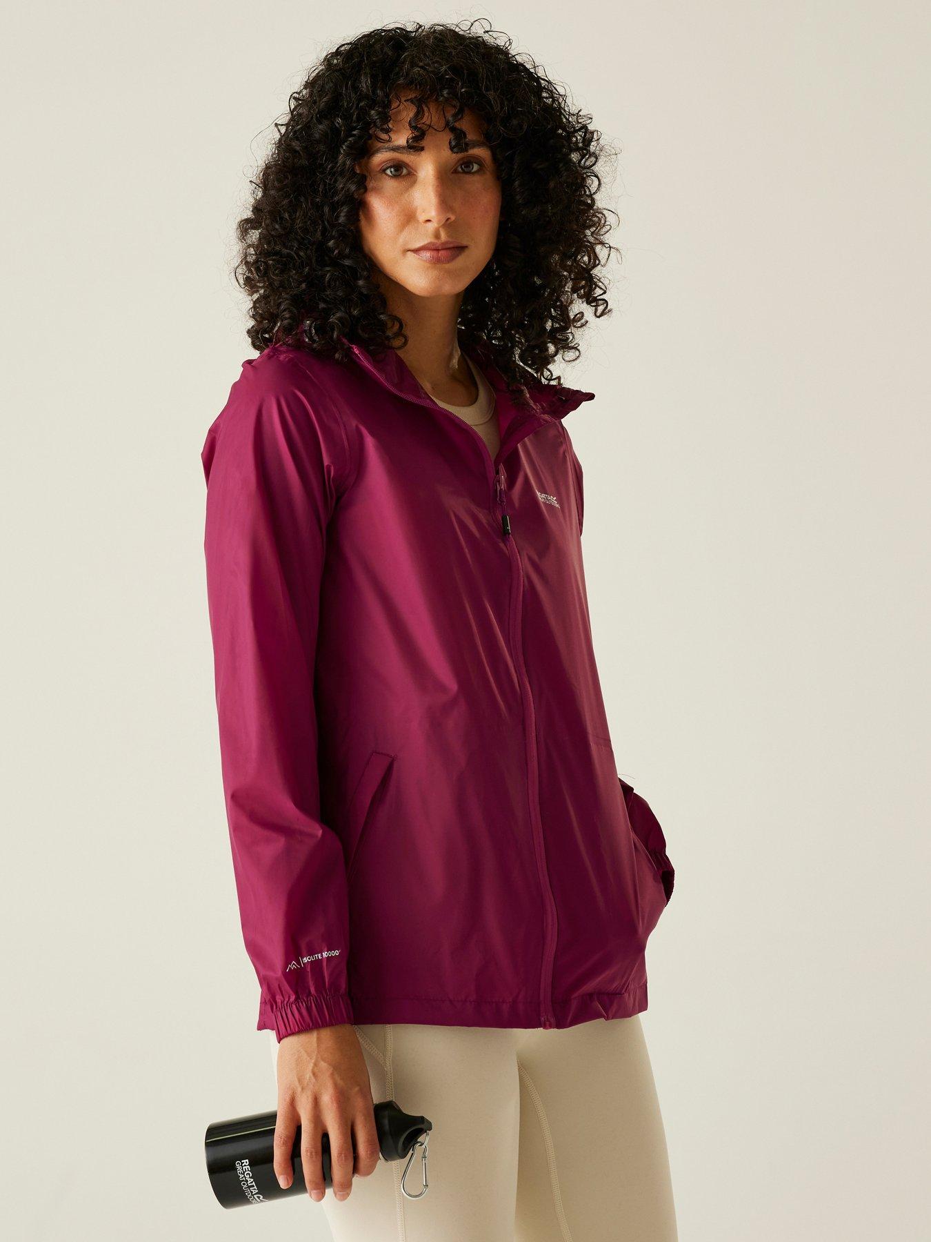 Image 1 of 6 of Regatta Womens Pack It Iii Waterproof Shell Jacket  - Purple