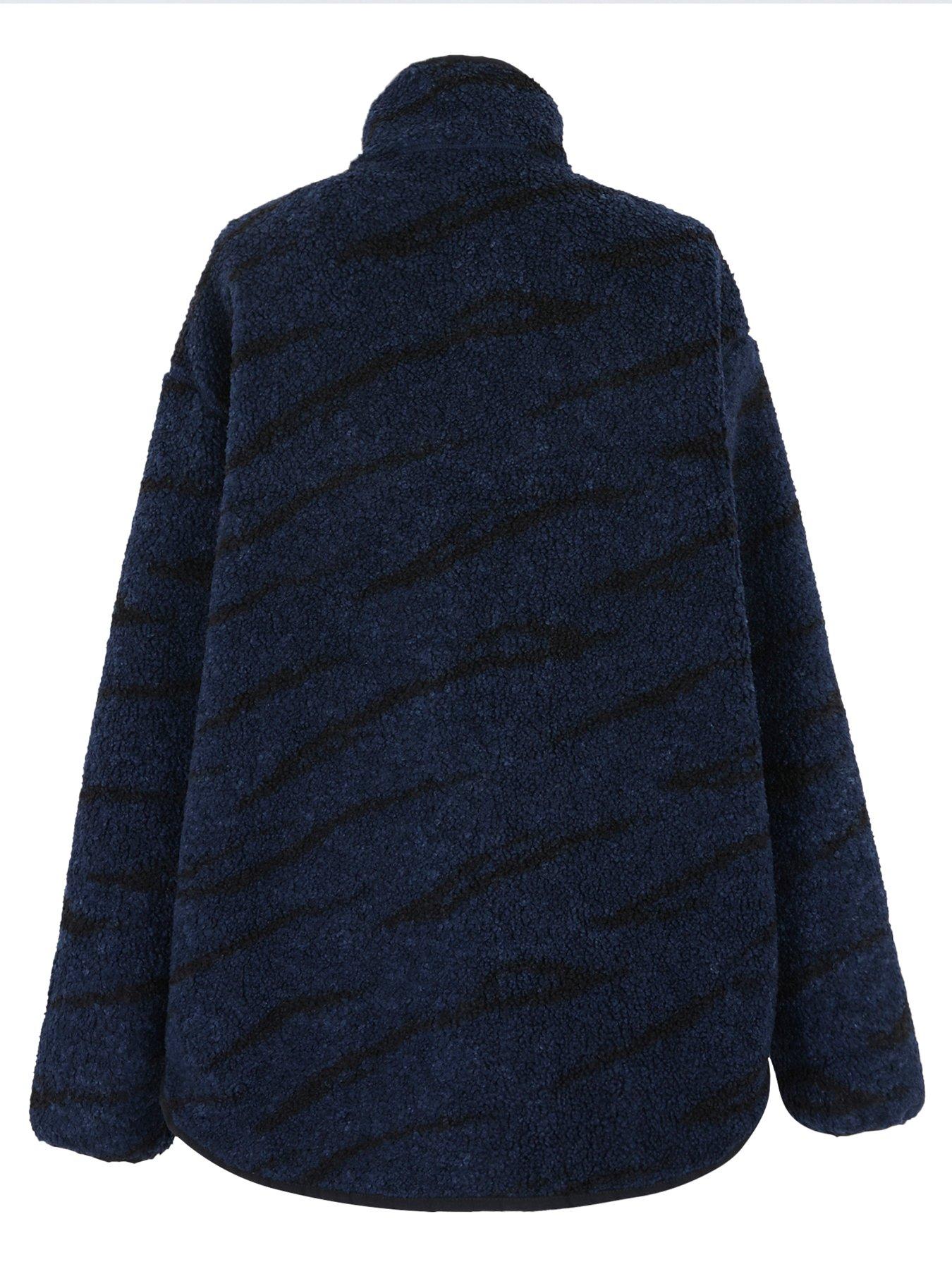 Image 6 of 6 of Regatta Womens Frankie Borg 1/2 Zip Fleece - Navy