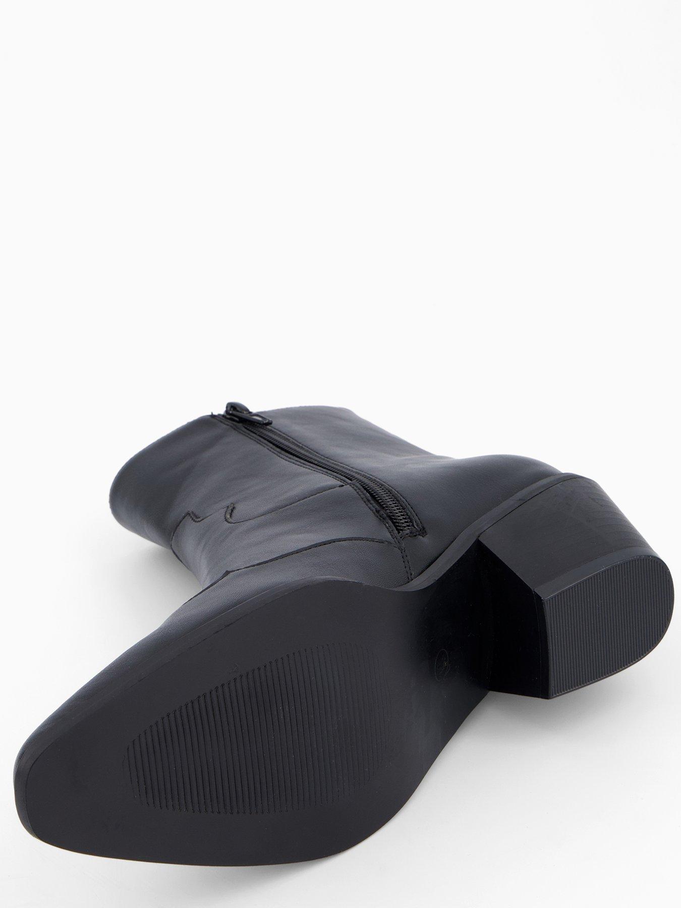 Image 4 of 6 of The Very Collection Polish Point Western - Black