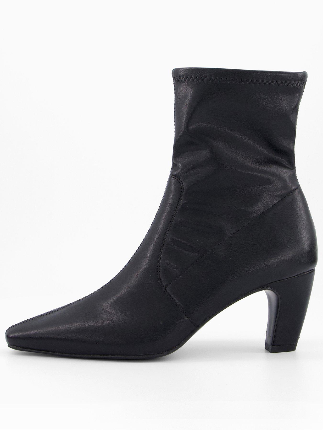 The Very Collection Sock Boot - Black