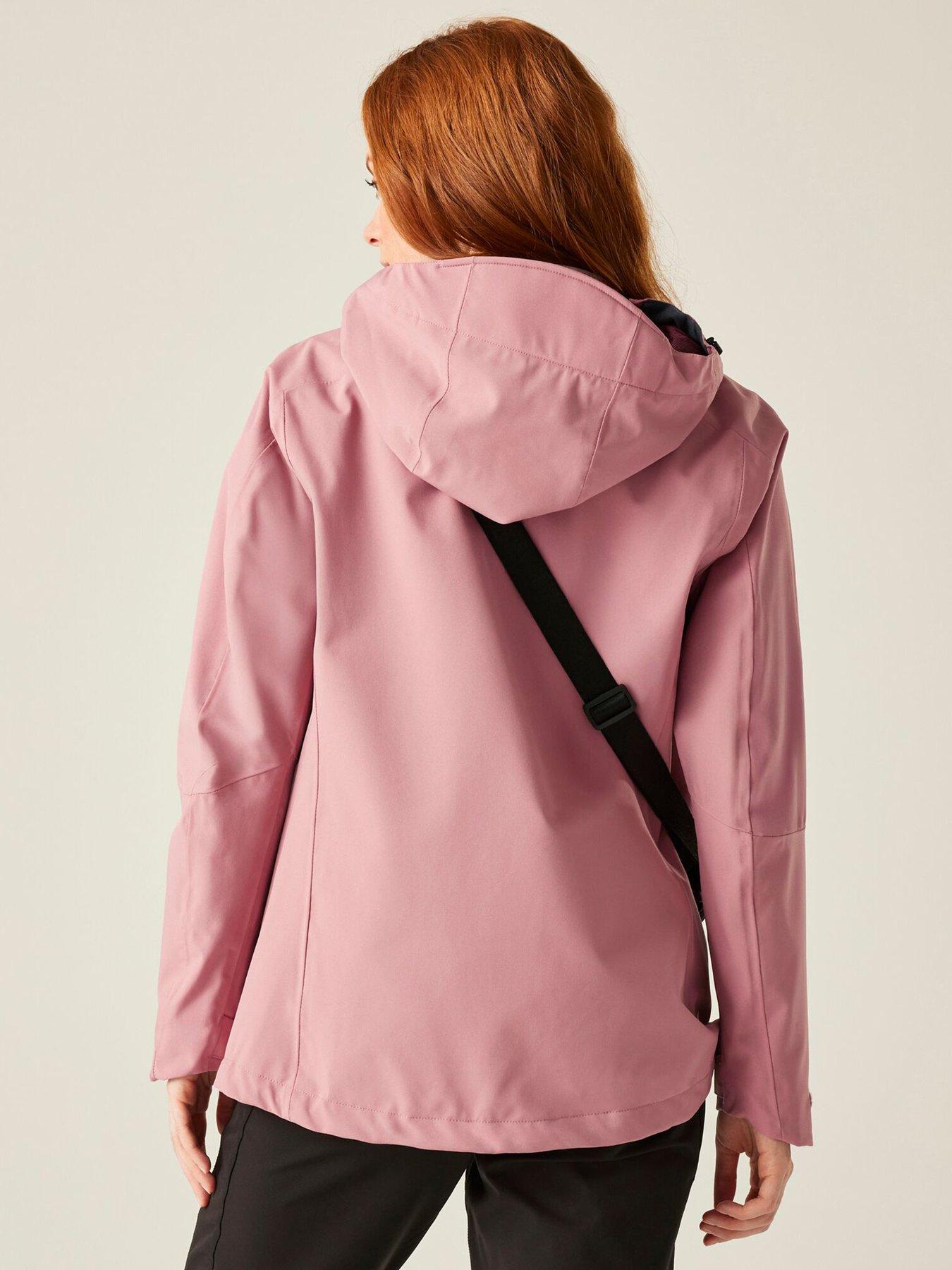 stillFront image of regatta-womens-birchdale-ii-waterproof-shell-jacket-pink