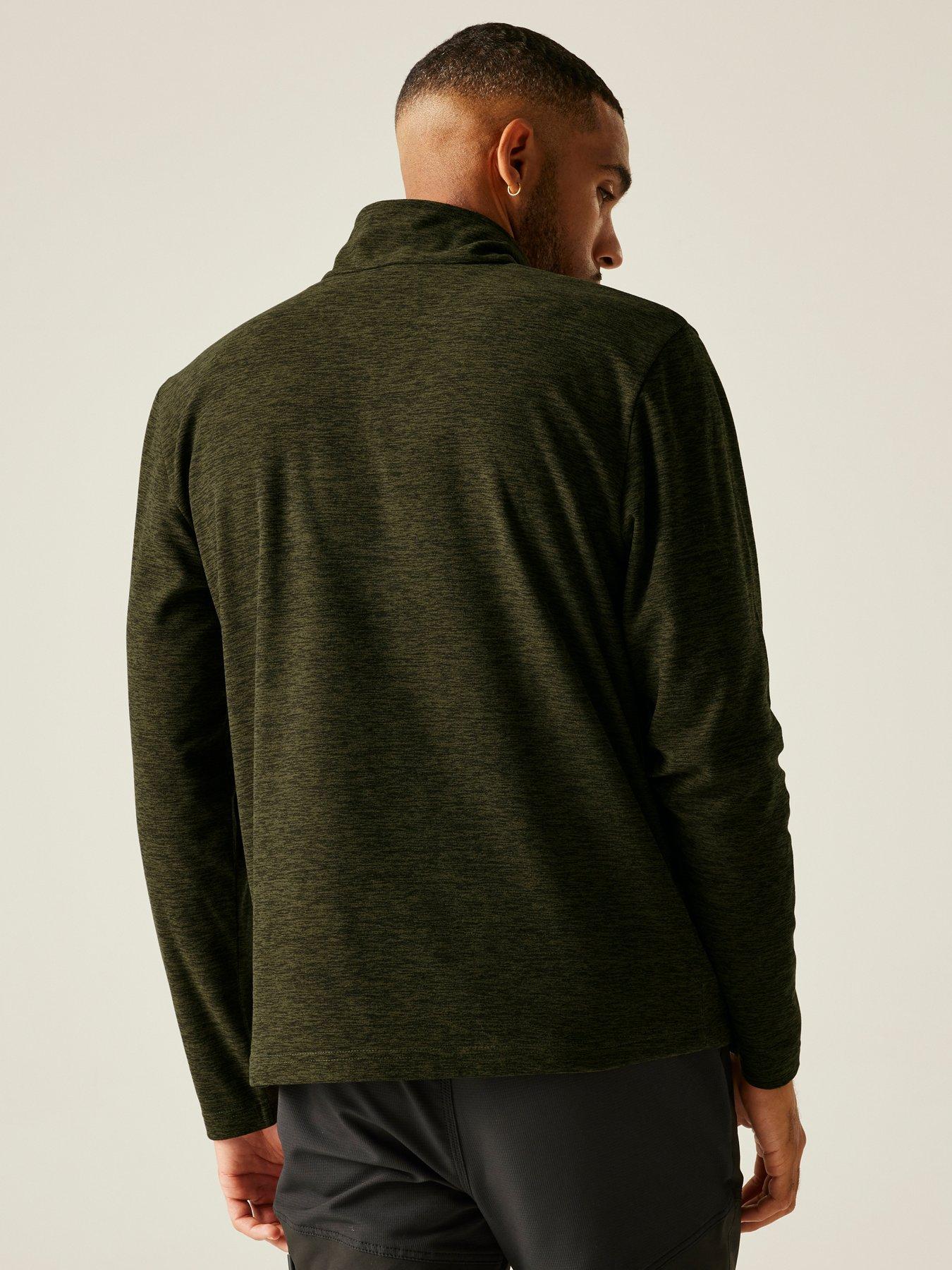 stillFront image of regatta-mens-thomspon-marl-fleece-green