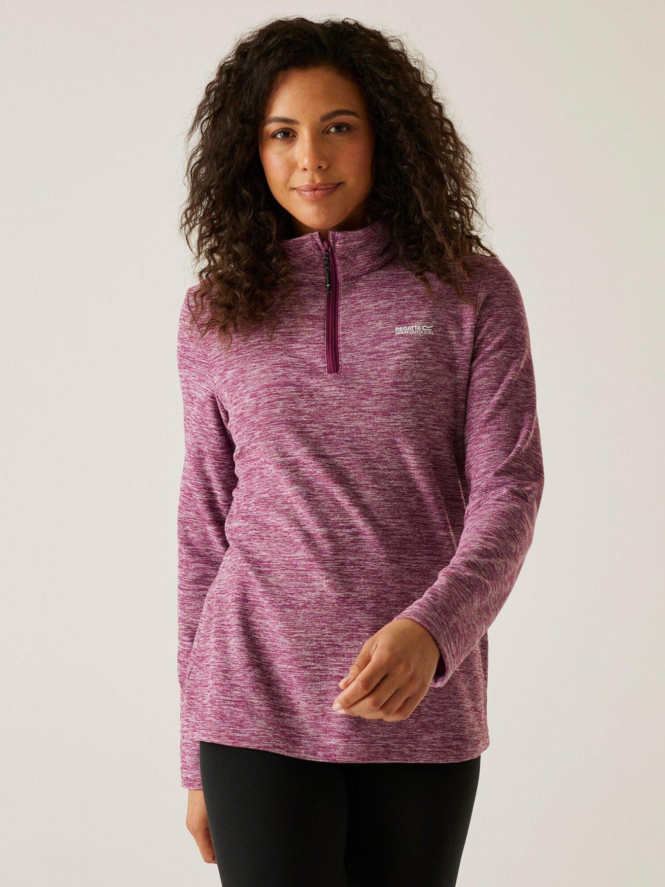 undefined Womens Sweethart Marl Fleece - Purple