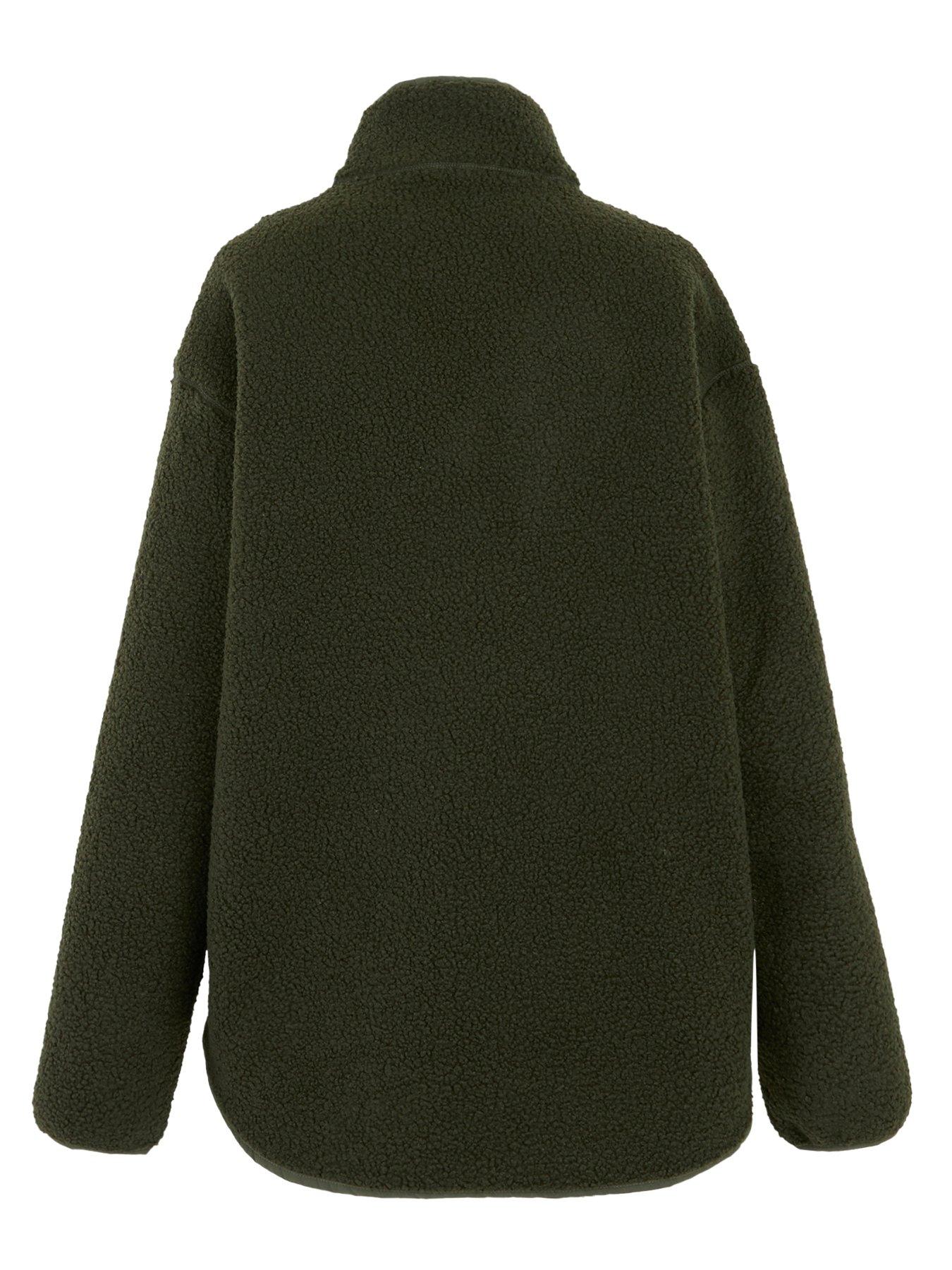 Image 6 of 6 of Regatta Womens Frankie Borg 1/2 Zip Fleece - Green