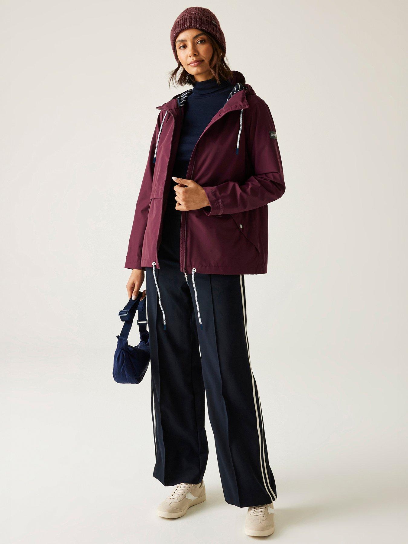 Image 3 of 6 of Regatta Womens Bayletall Waterproof Shell Jacket - Purple