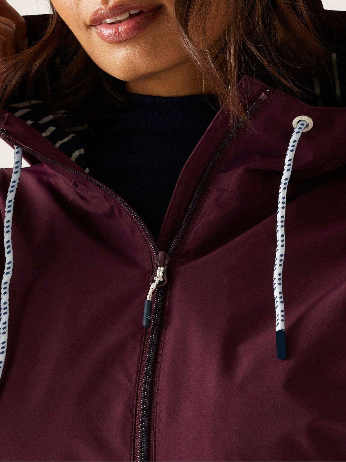 Image 4 of 6 of Regatta Womens Bayletall Waterproof Shell Jacket - Purple