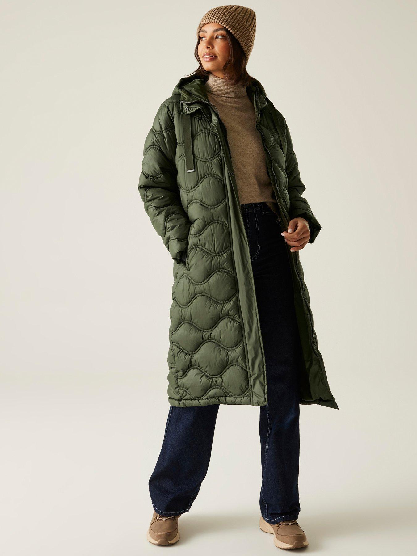 front image of regatta-womens-embrie-padded-jacket-green