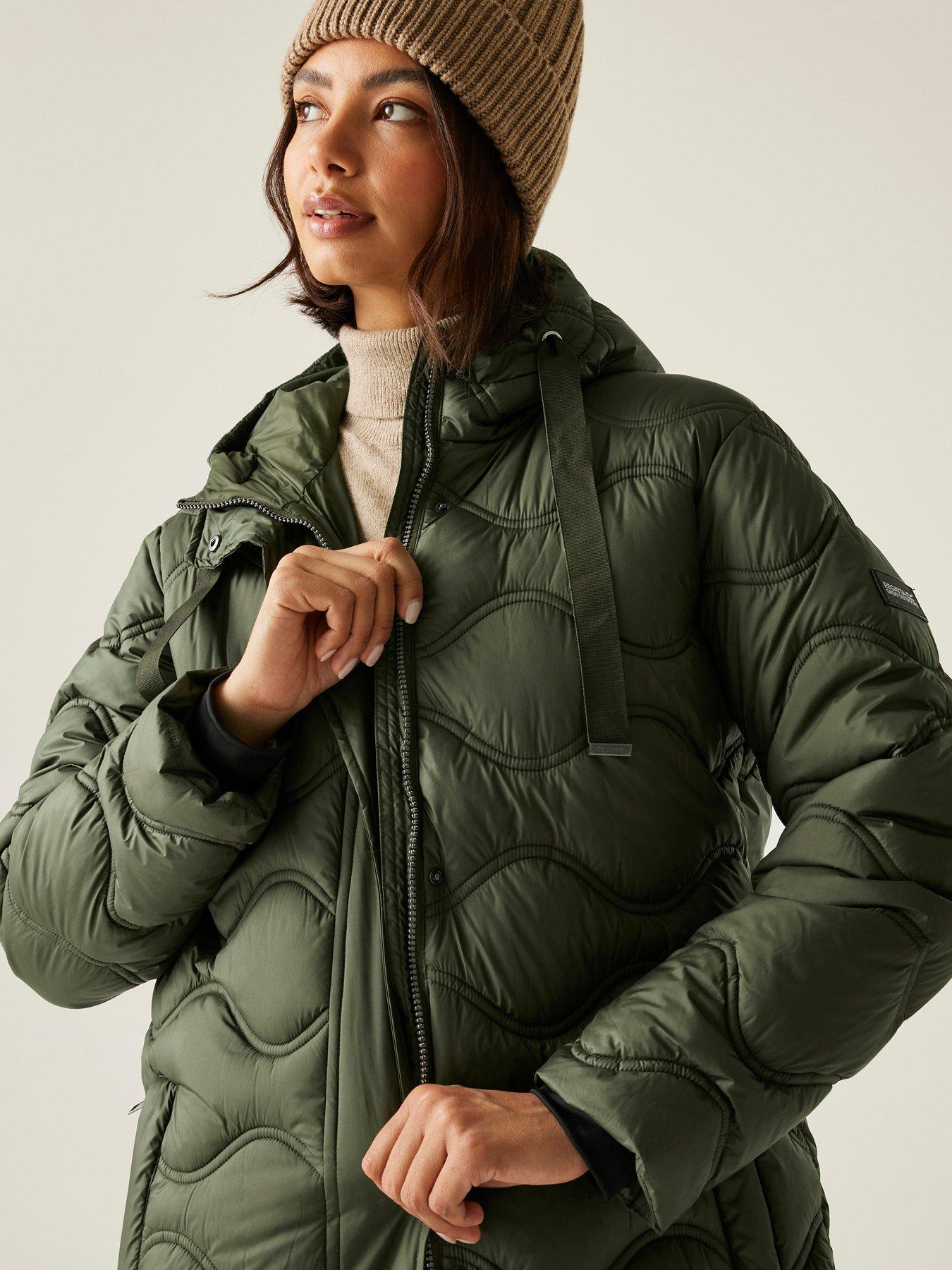  image of regatta-womens-embrie-padded-jacket-green