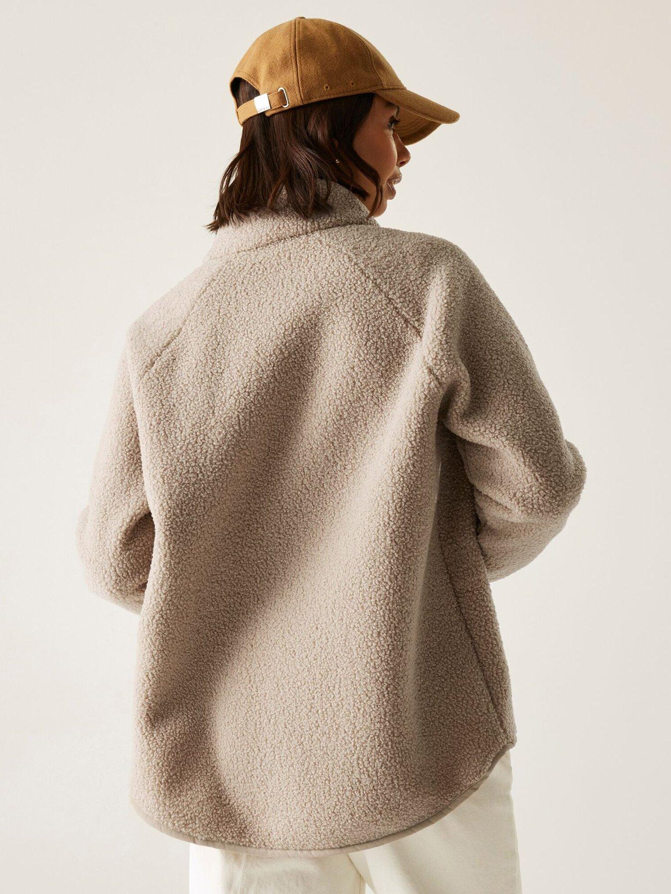Image 3 of 6 of Regatta Womens Frankie Borg Full Zip Fleece - Brown