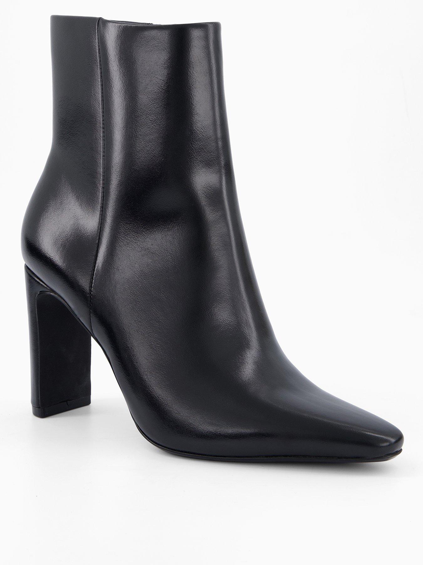  image of the-very-collection-heeled-boots-black