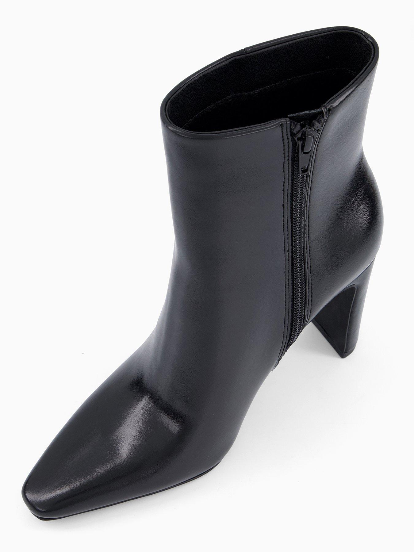  image of the-very-collection-heeled-boots-black