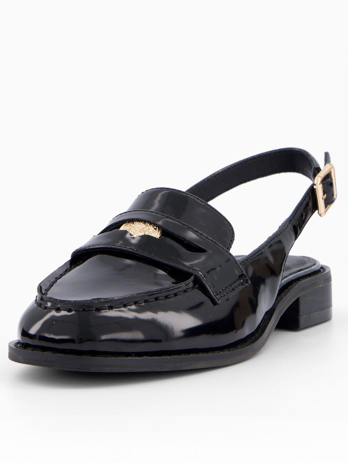 Image 3 of 7 of The Very Collection Sling Back Loafer - Black