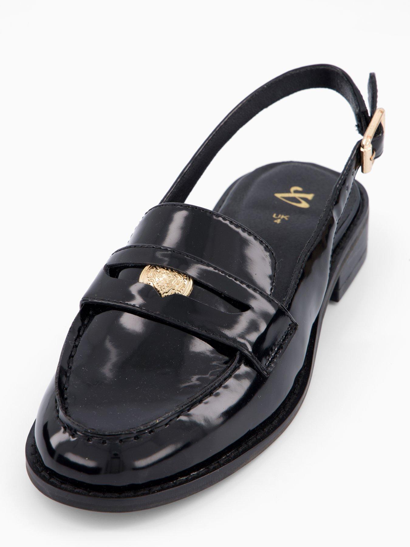 Image 6 of 7 of The Very Collection Sling Back Loafer - Black