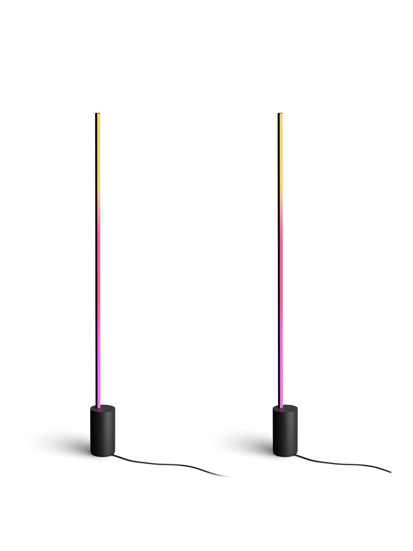 Philips Hue Gradient Signe floor black UK 2 Pack