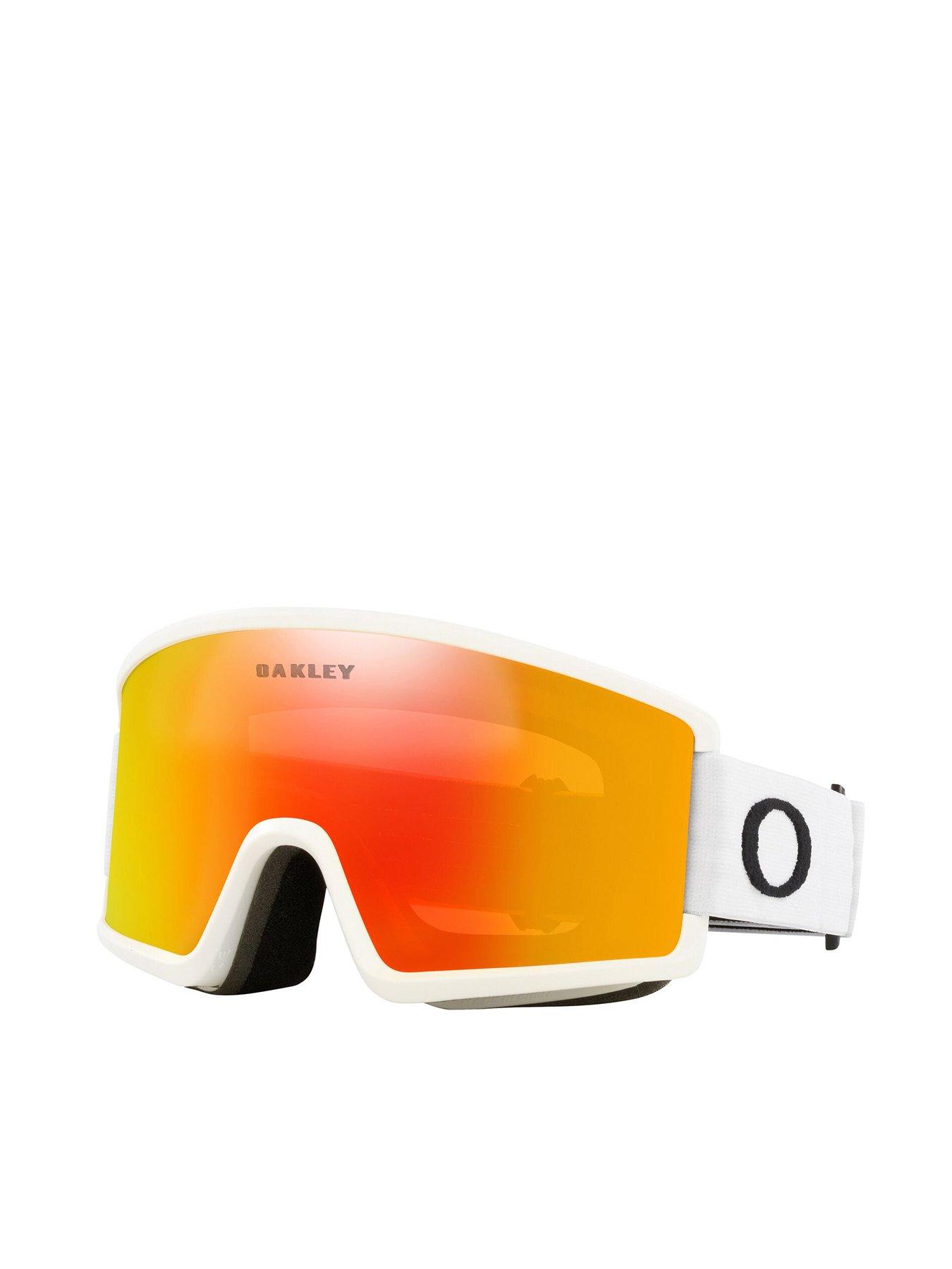 Image 1 of 4 of Oakley Mens Target Line Ski Goggles - White