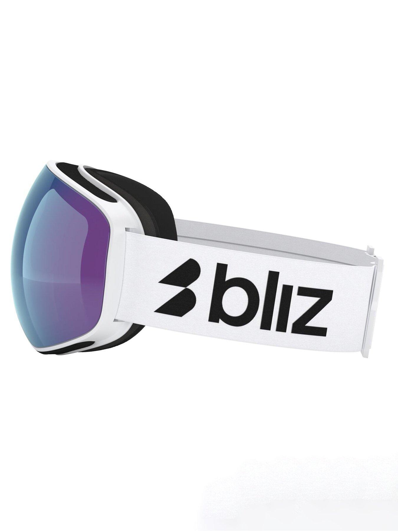  image of bliz-unisex-floz-medium-ski-goggles-white