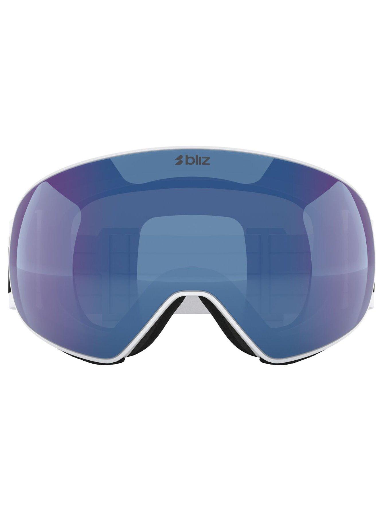  image of bliz-unisex-floz-medium-ski-goggles-white