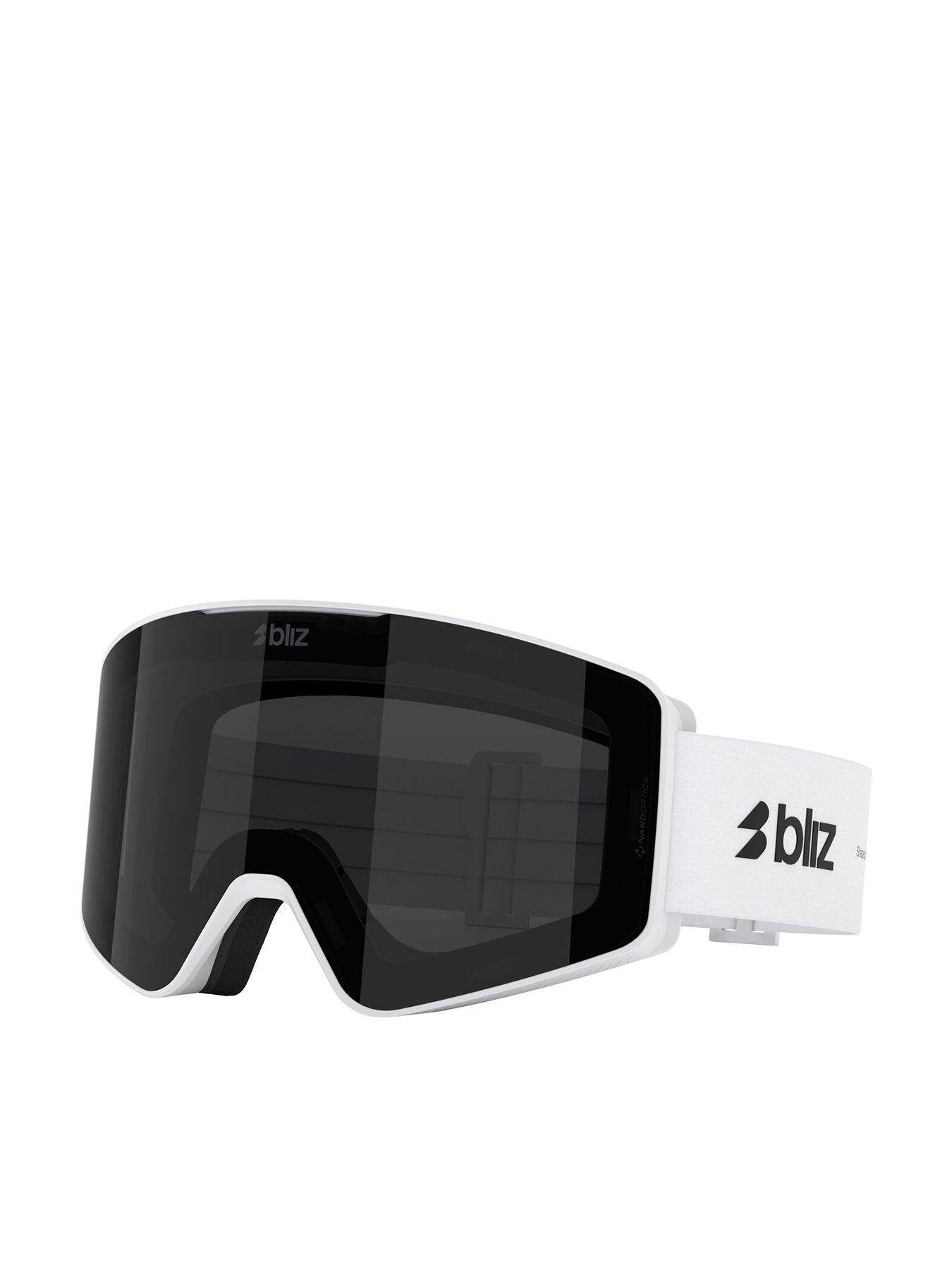 front image of bliz-unisex-g001s-medium-ski-goggles-white