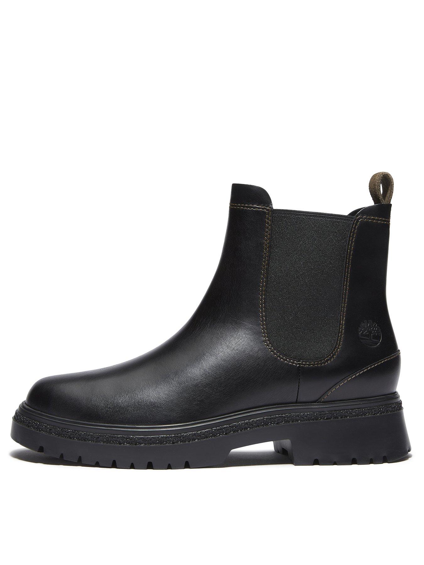 Timberland Cambria Valley Mid Chelsea Boot Full Grain - Black