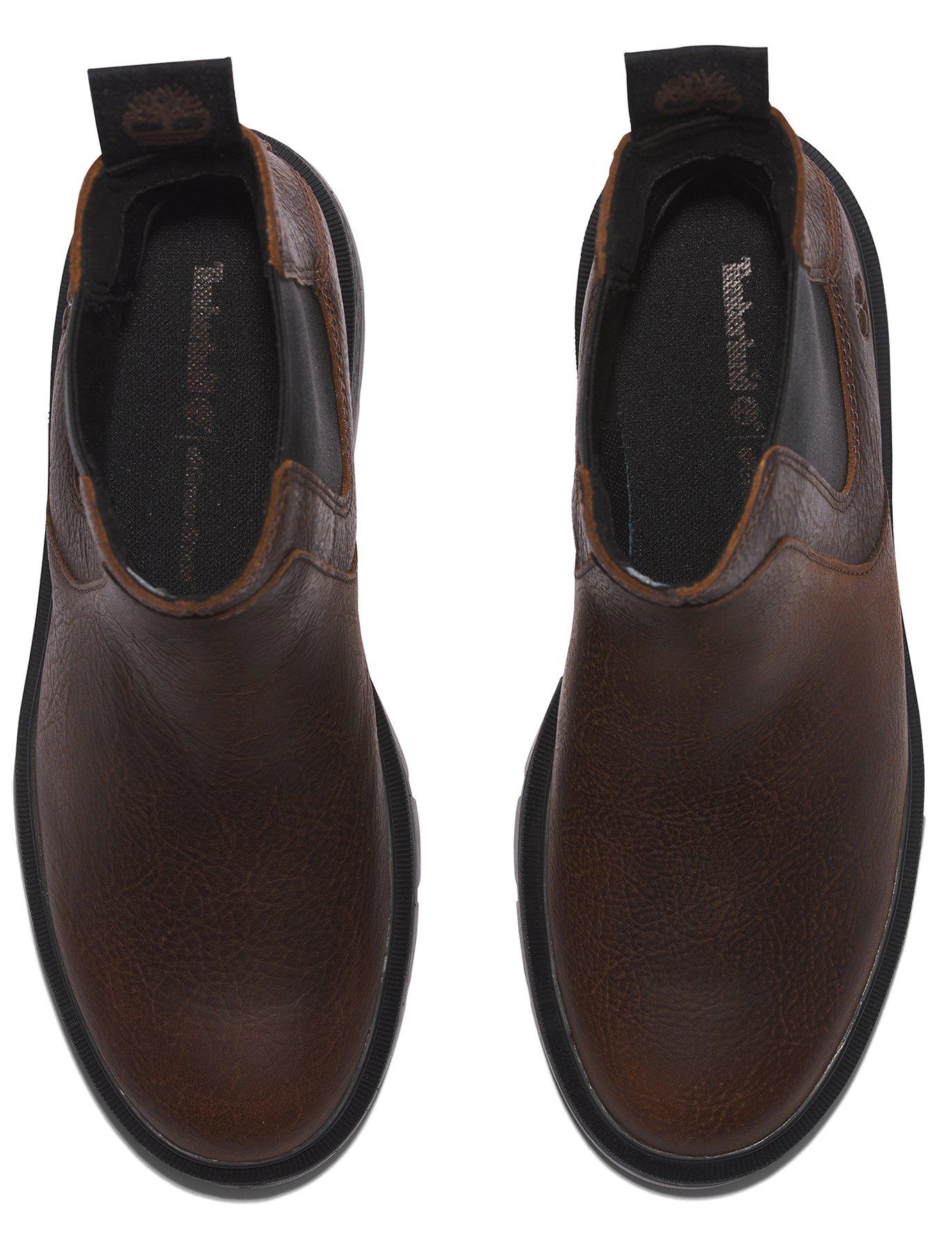  image of timberland-cortina-valley-mid-chelsea-boot-dark-brown