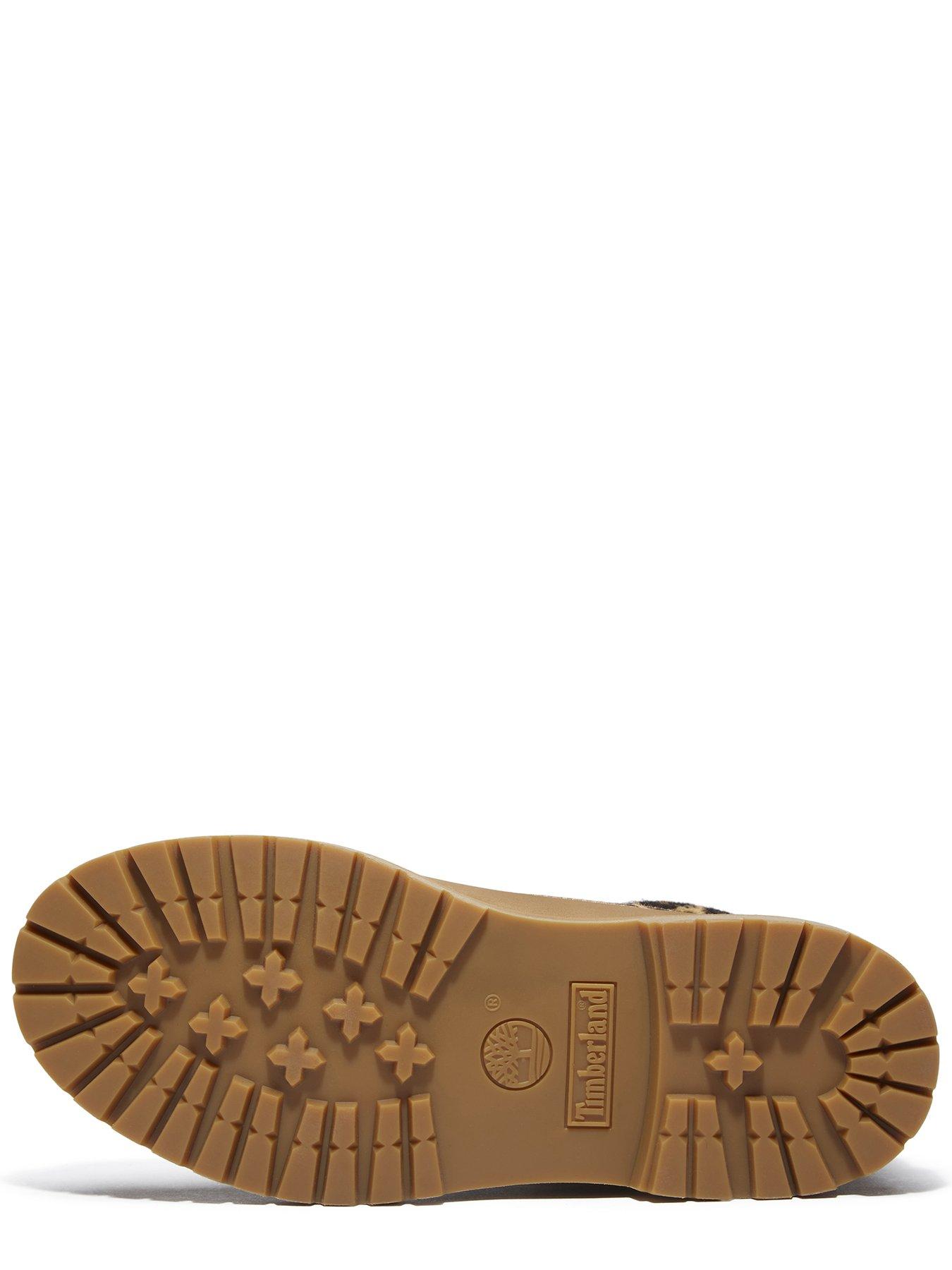 Image 5 of 7 of Timberland Preium 6 Inch Leopard Print Lace-up Boot - Beige