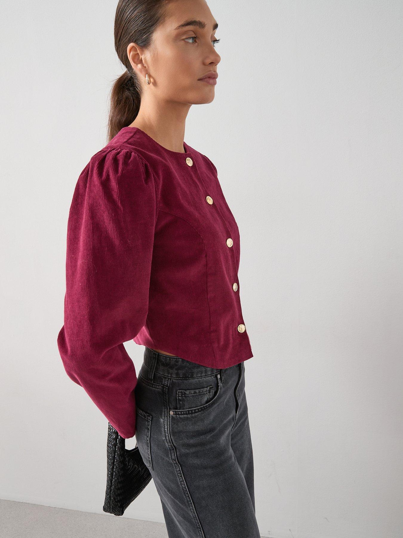 undefined Cord Jacket - Prune