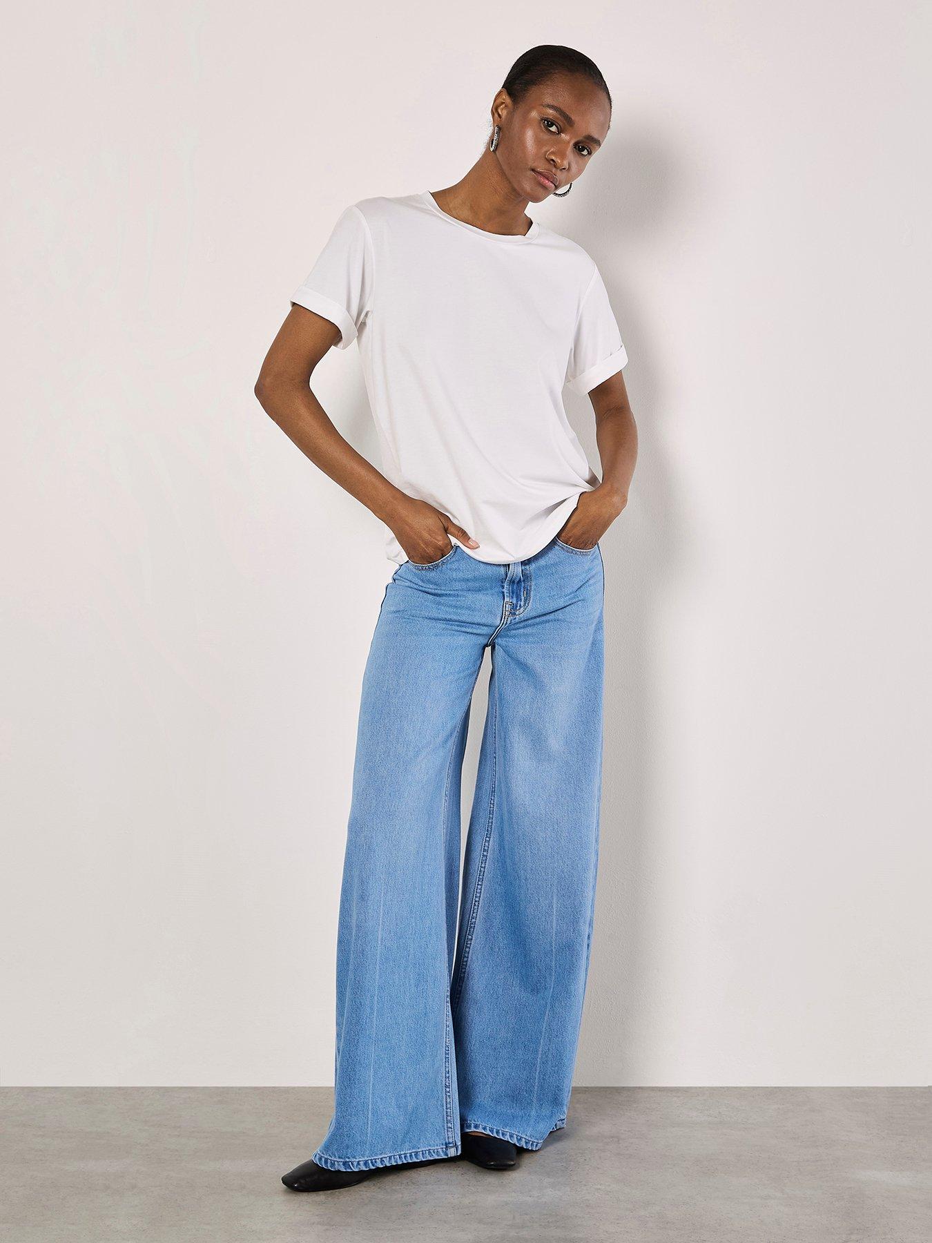  image of apricot-basic-modal-tee