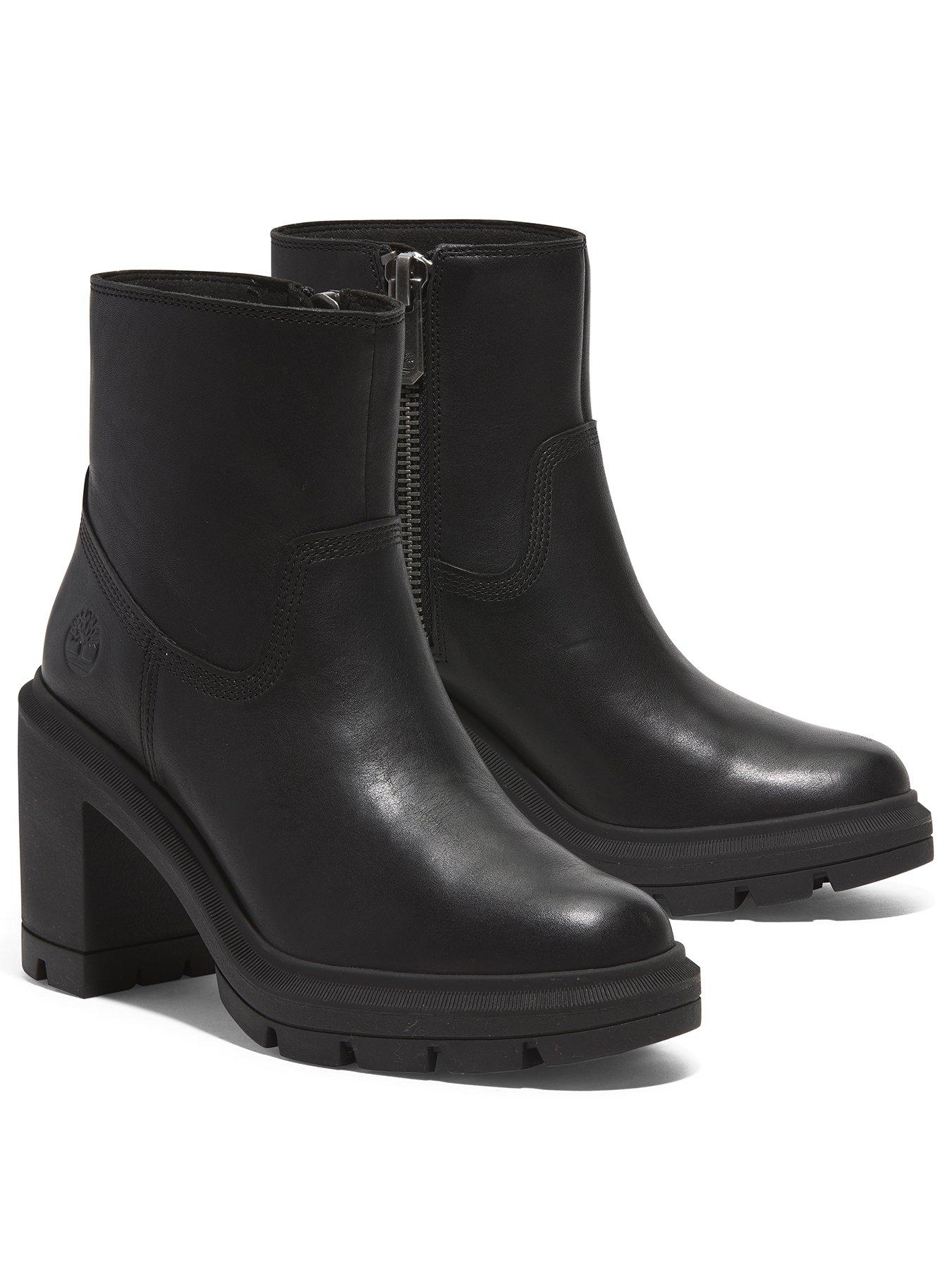 Image 2 of 7 of Timberland Allington Heights Mid Zip Up Boot - Full Grain - Black