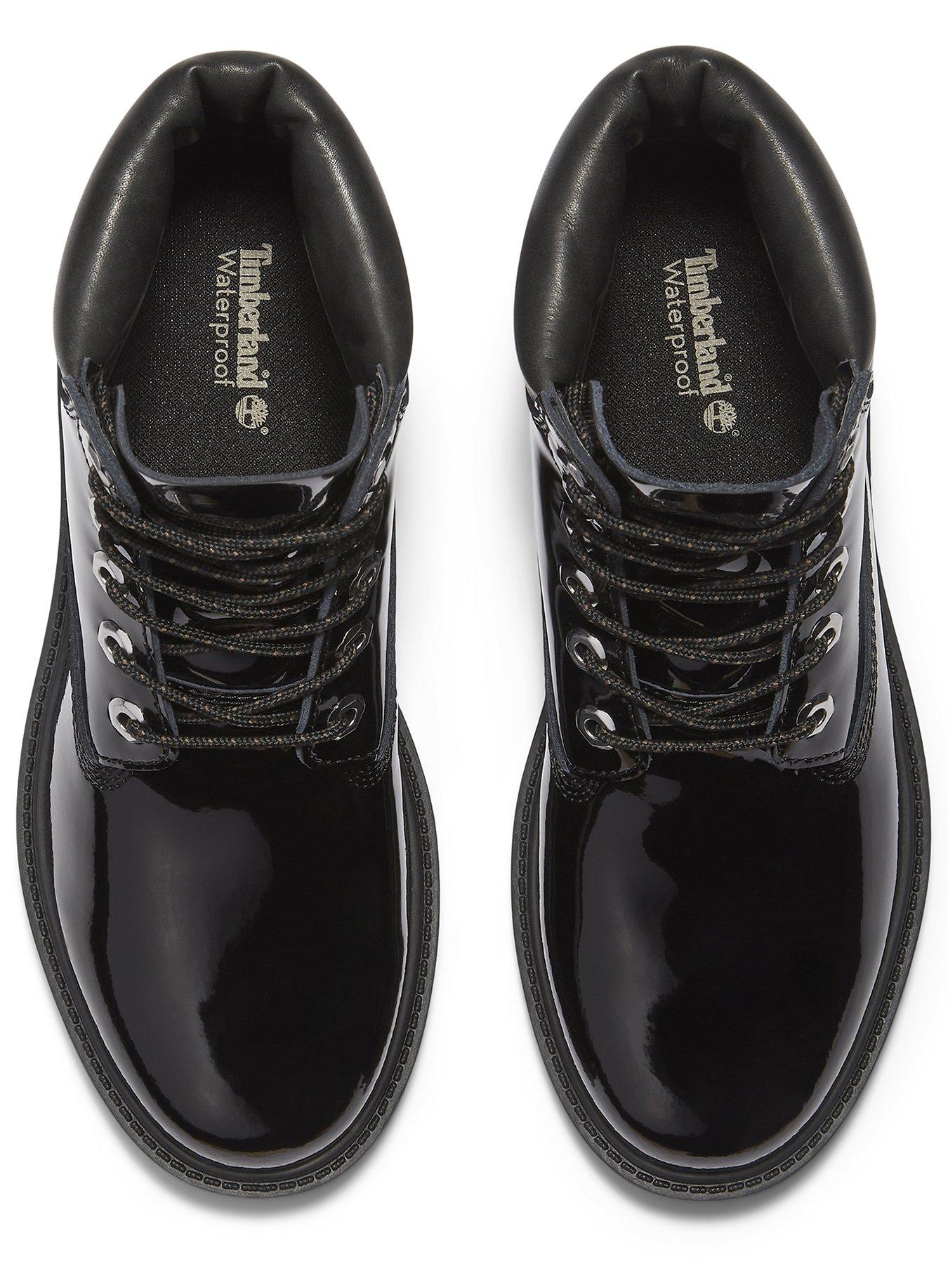 Image 4 of 7 of Timberland Allington Heights Mid Zip Up Boot - Full Grain - Black