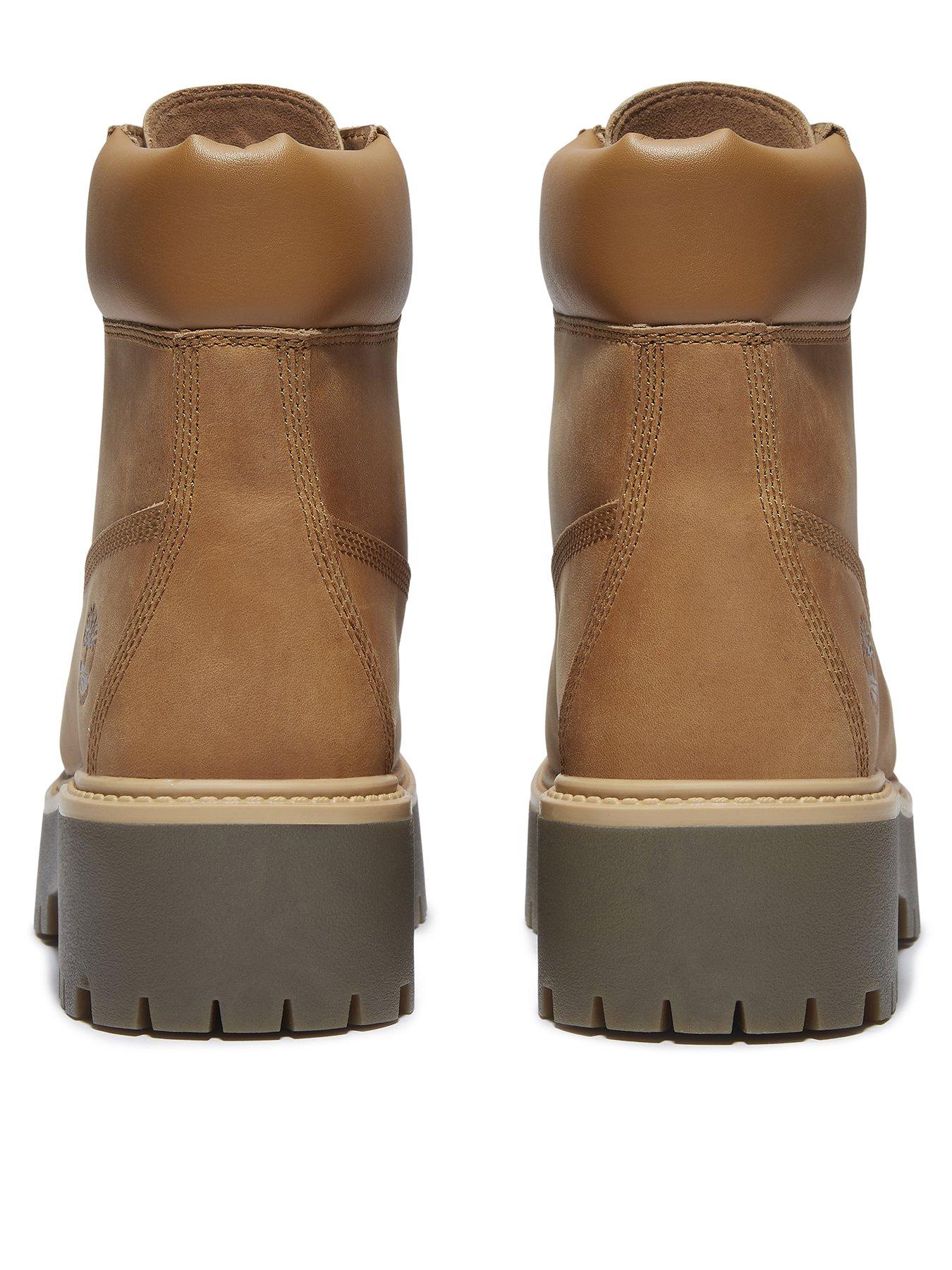 Image 3 of 7 of Timberland Stone Street 6 In Lace Waterproof Boot - Beige