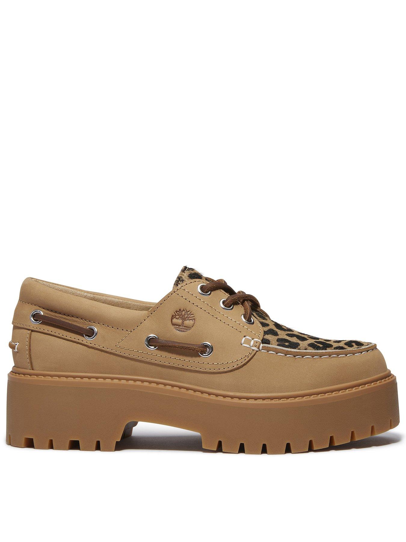 undefined Stone Street Boat Shoes - Beige