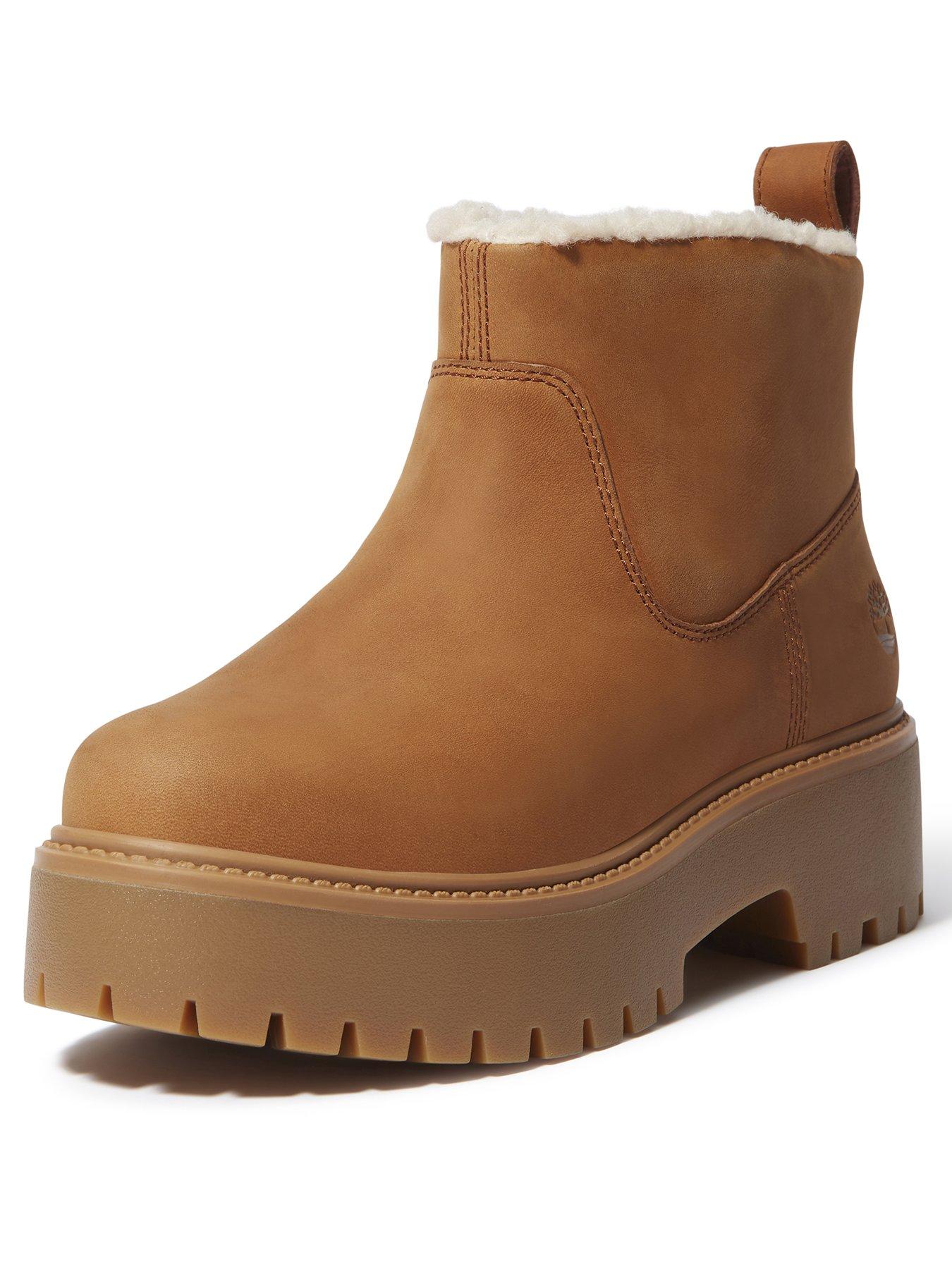  image of timberland-stone-street-mid-warm-lined-boot-brown