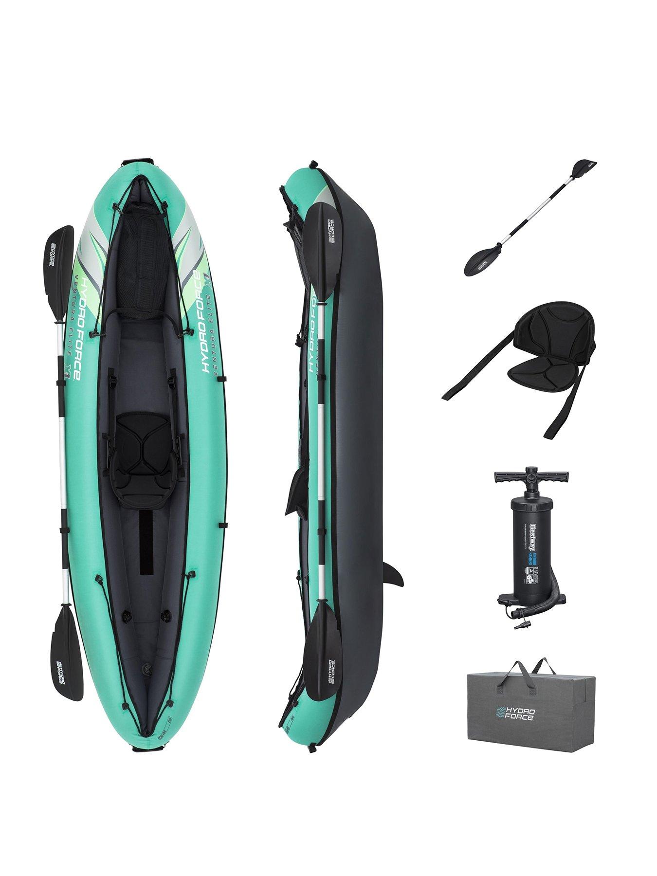 undefined Hydro-Force Ventura Elite X1 Kayak, 1 Person Inflatable Kayak Set