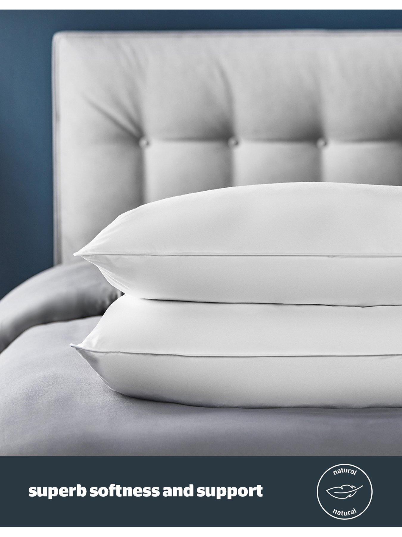 Silentnight Feather  &  Down Anti Bacterial Pillow - 2 Pack