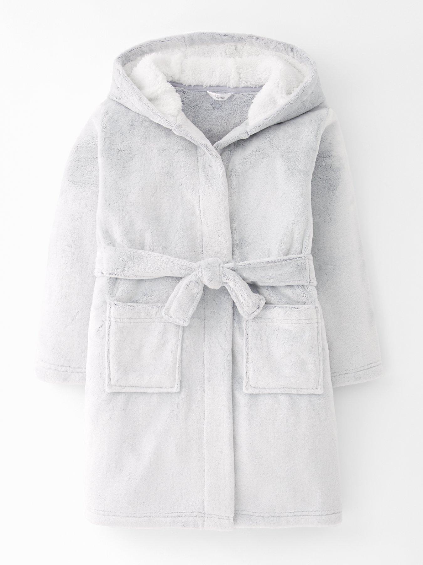 The Very Collection Boys Fleece Dressing Gown - Multi