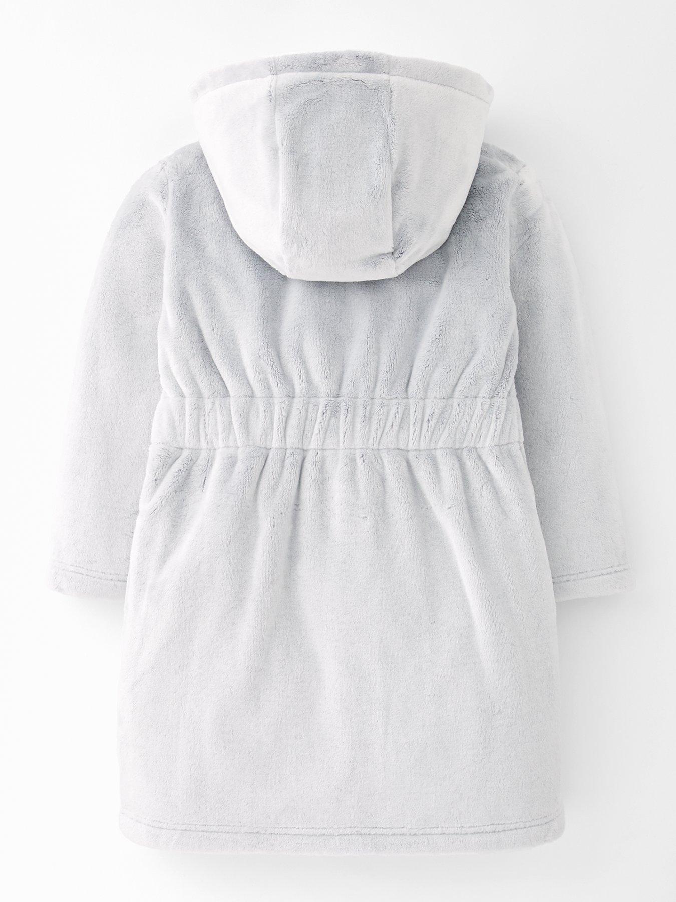  image of the-very-collection-fleece-dressing-gown-multi