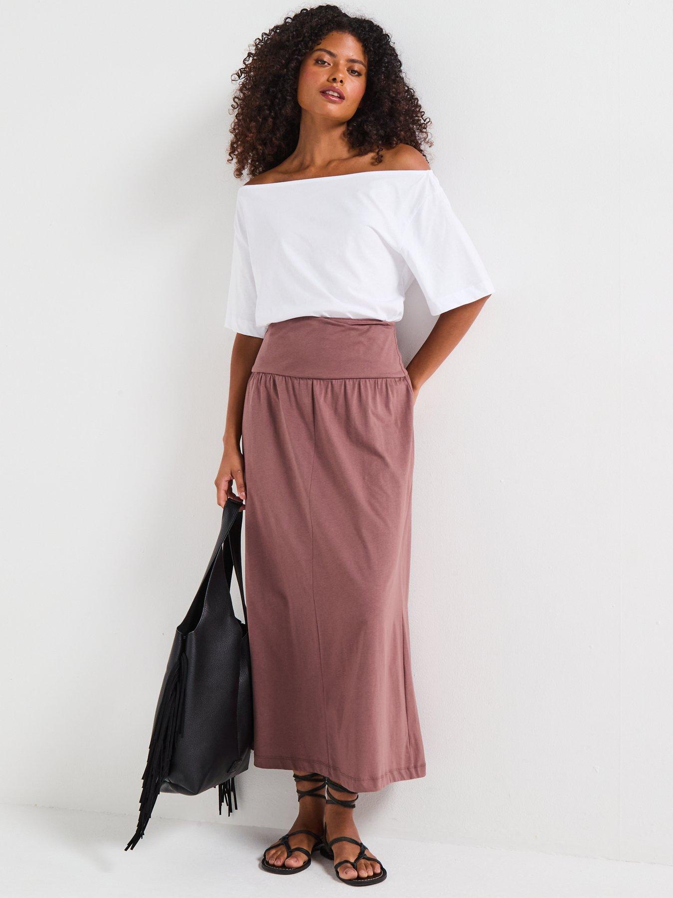 Image 4 of 6 of V by Very Off The Shoulder Top Co-ord - White