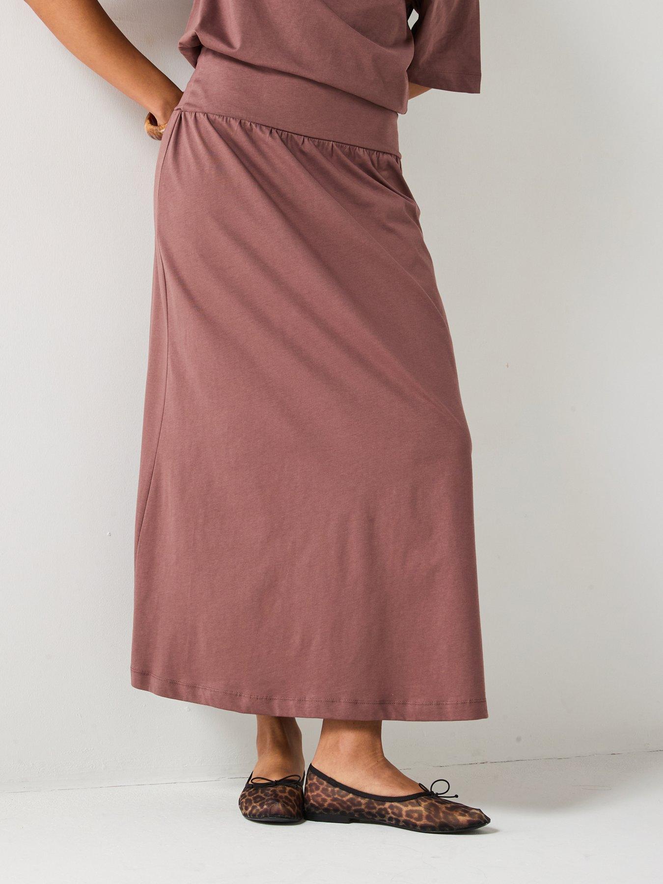 undefined Waist Detail Skirt Co-ord - Mink